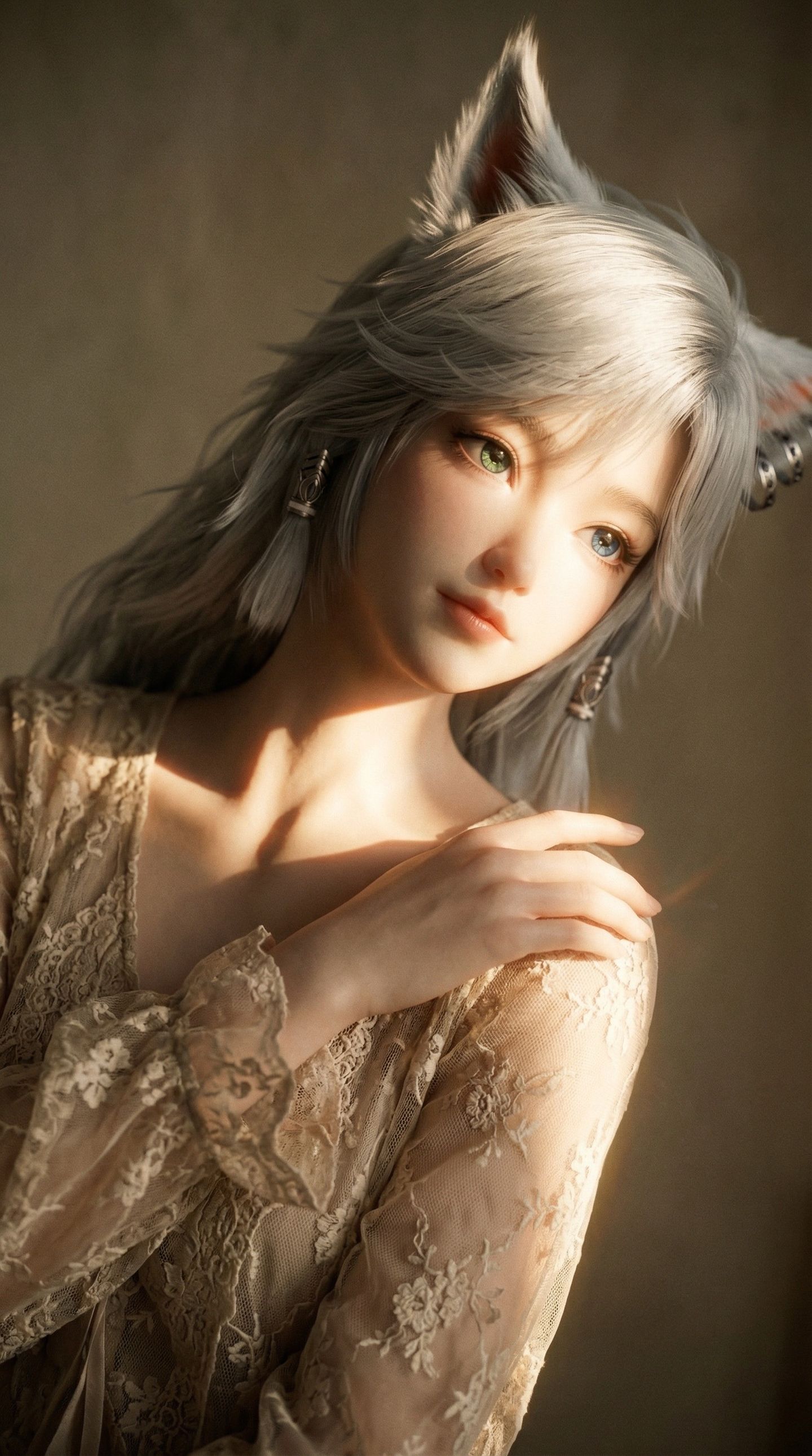 凡人修仙传银月 写实光影氛围感 动漫国漫美女在线美图壁纸,第7张