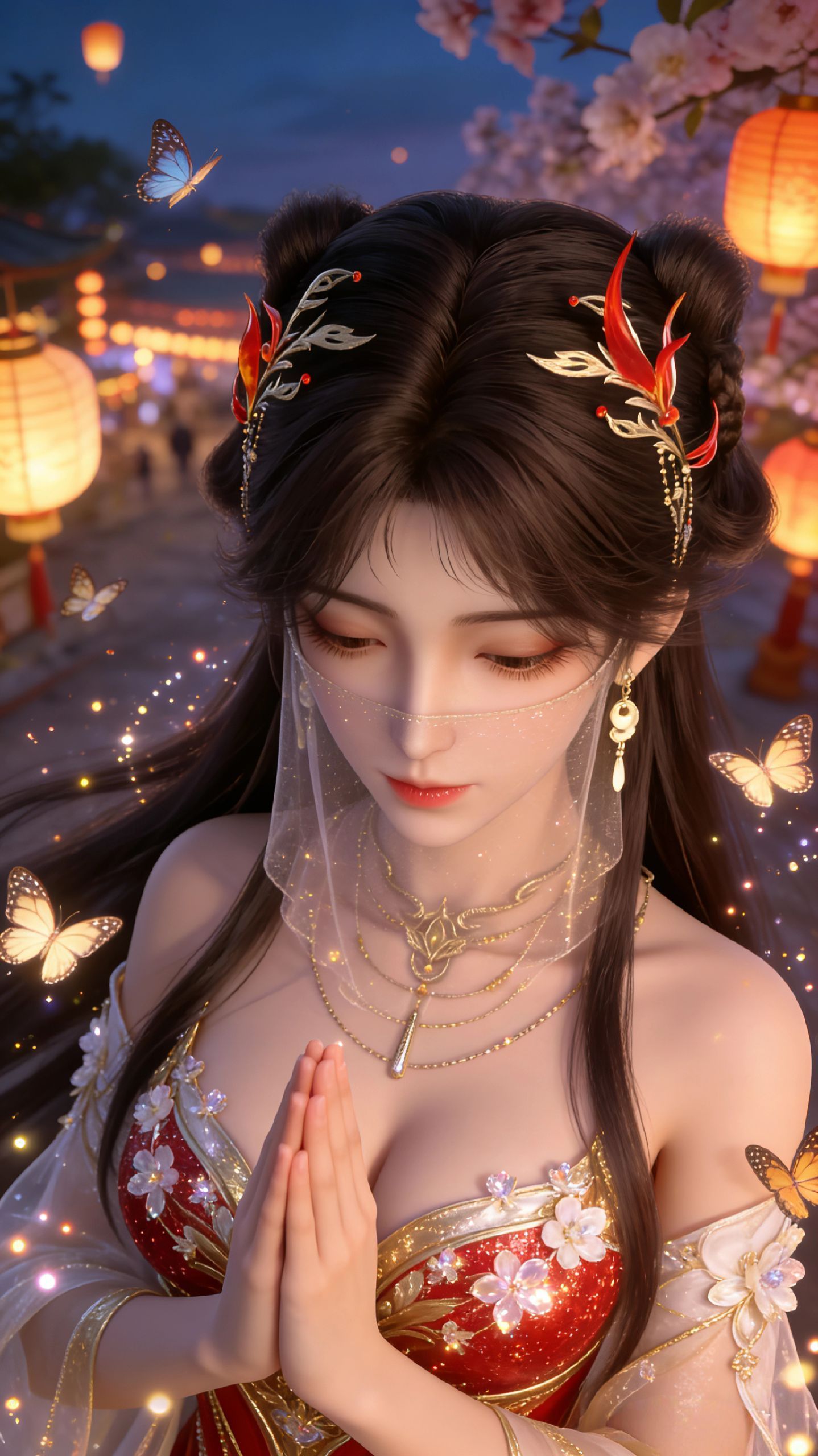 国漫女神 完美世界 火灵儿 动漫古装美女,第3张