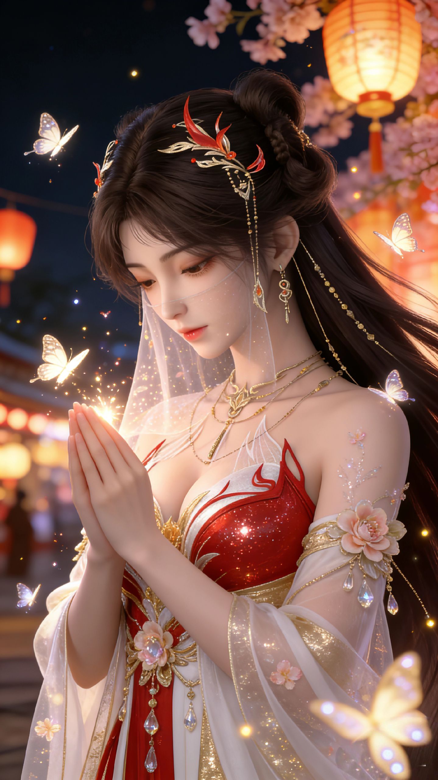 国漫女神 完美世界 火灵儿 动漫古装美女,第10张