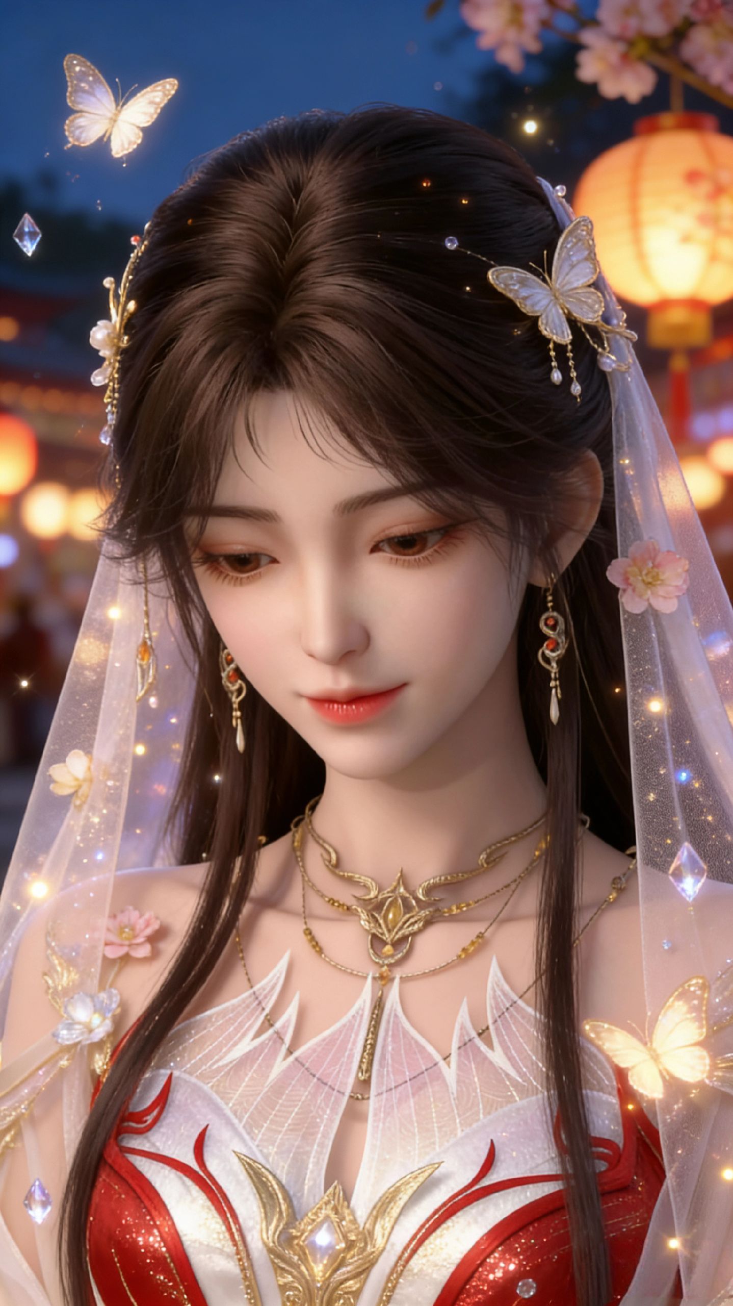 国漫女神 完美世界 火灵儿 动漫古装美女,第12张