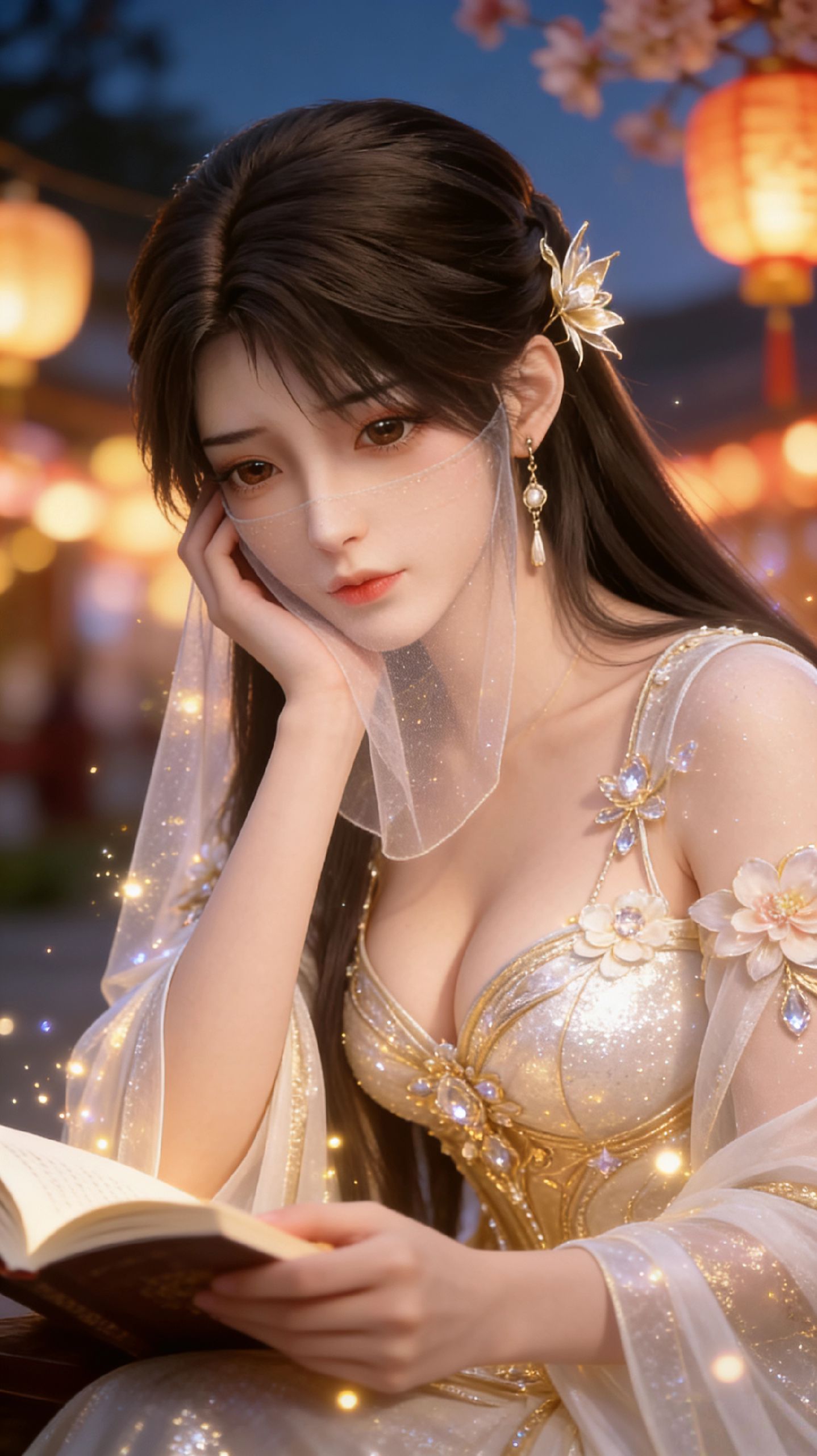 国漫女神 完美世界 火灵儿 动漫古装美女,第7张