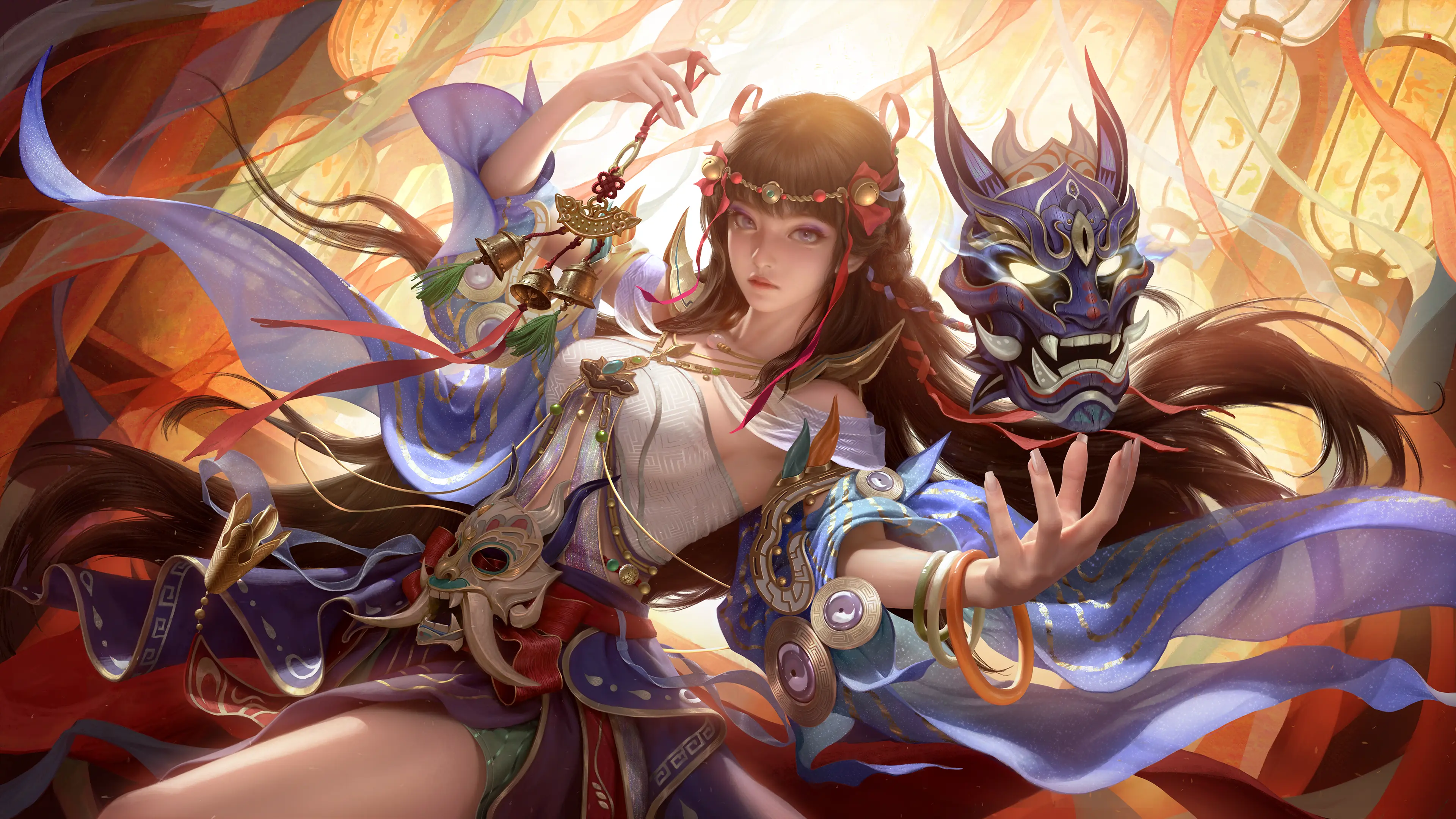 永劫无间手游移动端 方诺 高清电脑壁纸 游戏美女,第1张