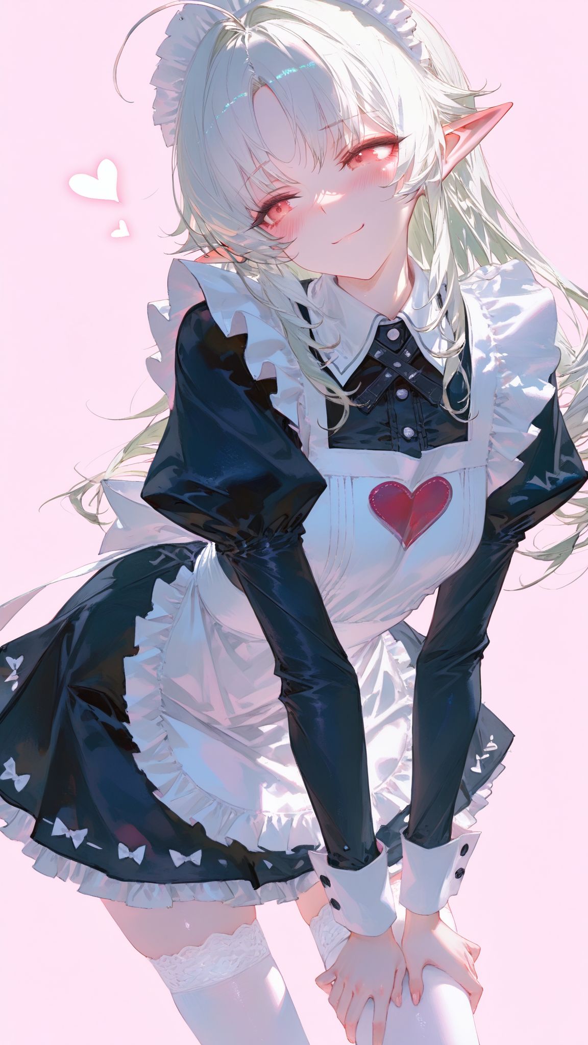 次元动漫 无职转生 希露菲 aicg绘画 女仆装白丝袜,第5张