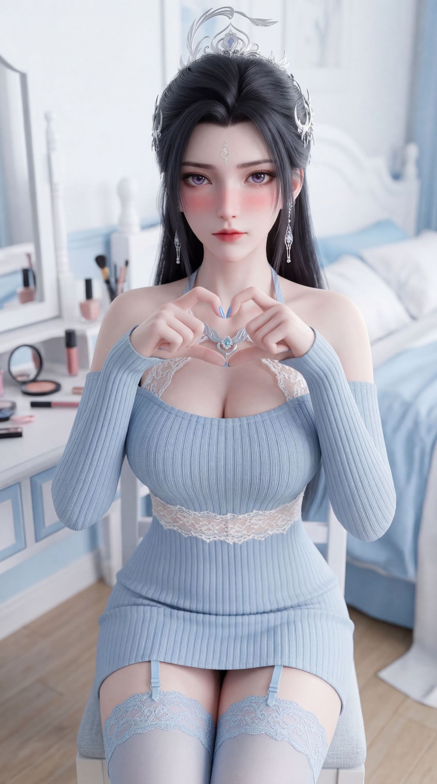 诛仙国漫女神陆雪琪 性感美女 动漫手机壁纸福利 4k超清 那一年的望月台，风动，心亦动,第2张