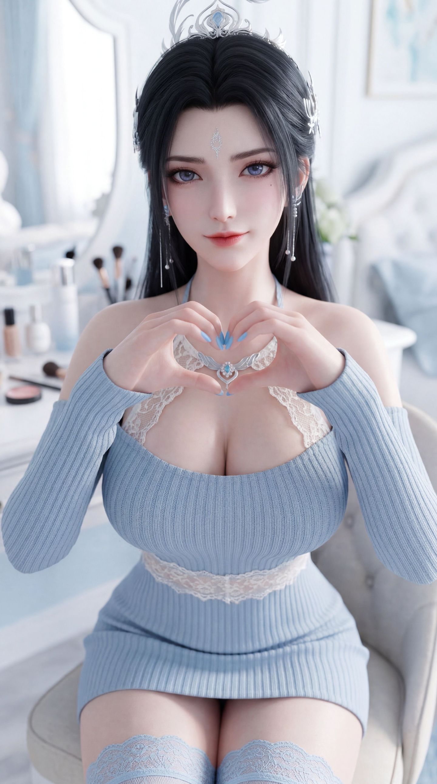 诛仙国漫女神陆雪琪 性感美女 动漫手机壁纸福利 4k超清 那一年的望月台，风动，心亦动,第8张