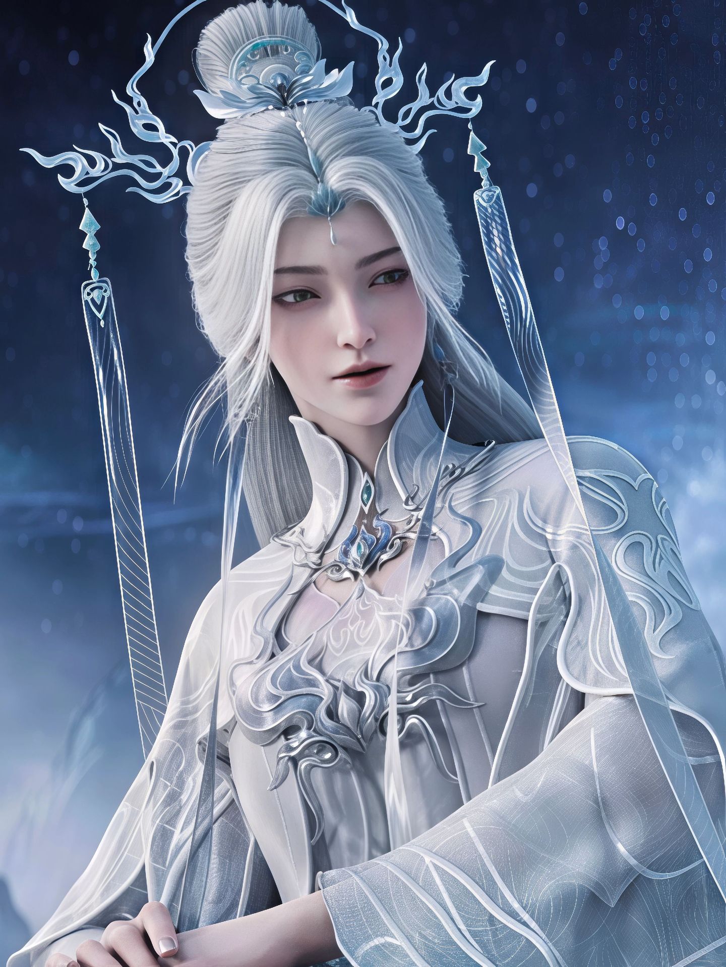 剑来动画第二季 剑妈壁纸 新形象新建模 国漫美女 动漫人物,第1张