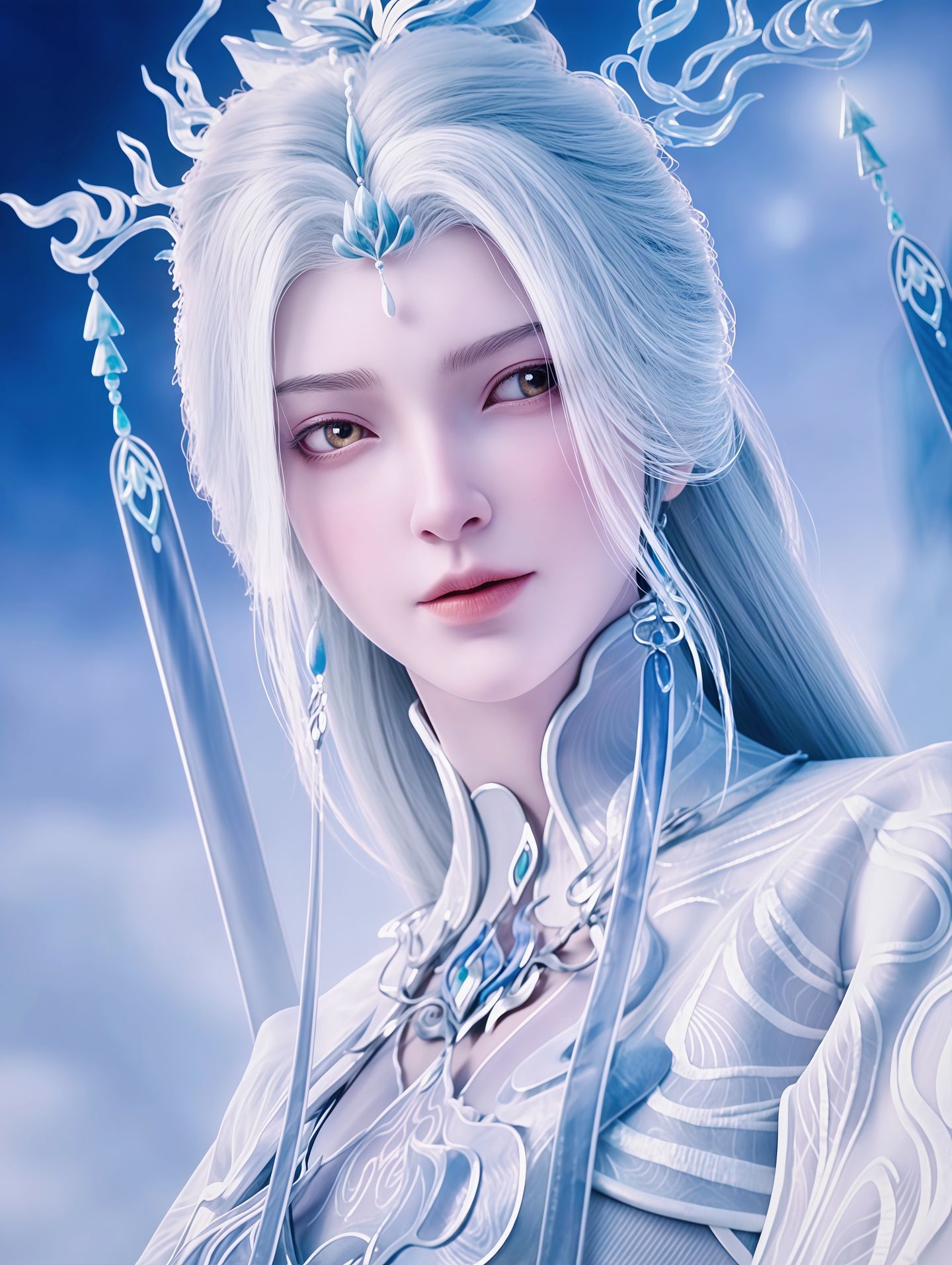 温柔漂亮剑妈新皮肤建模更加好看了 国漫女神 剑来第二季 超清壁纸,第4张