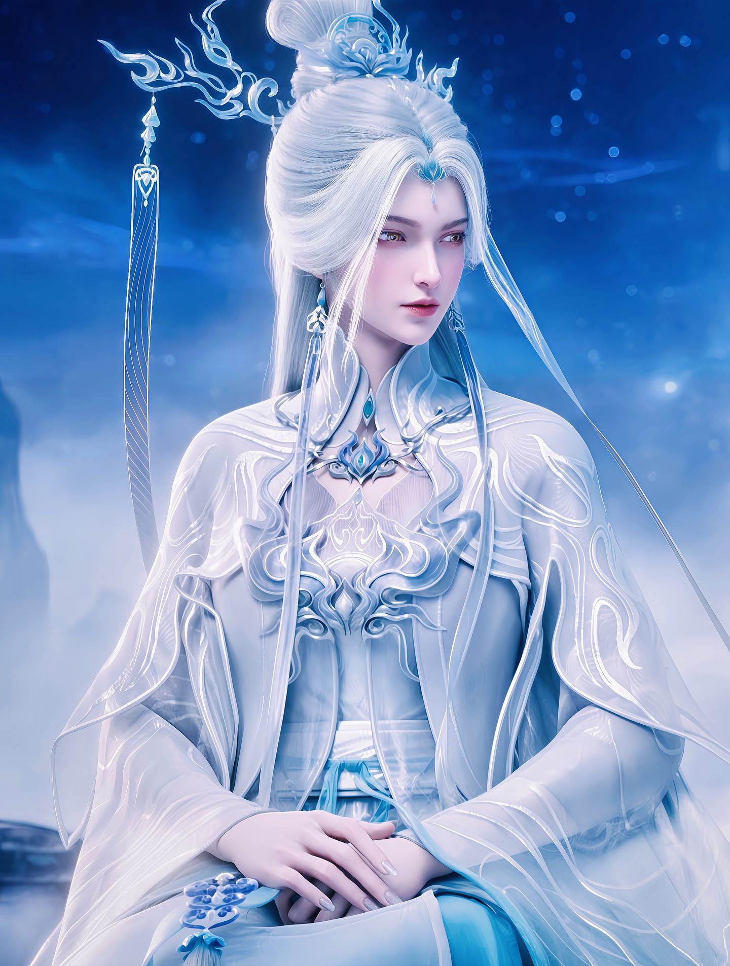 温柔漂亮剑妈新皮肤建模更加好看了 国漫女神 剑来第二季 超清壁纸,第2张