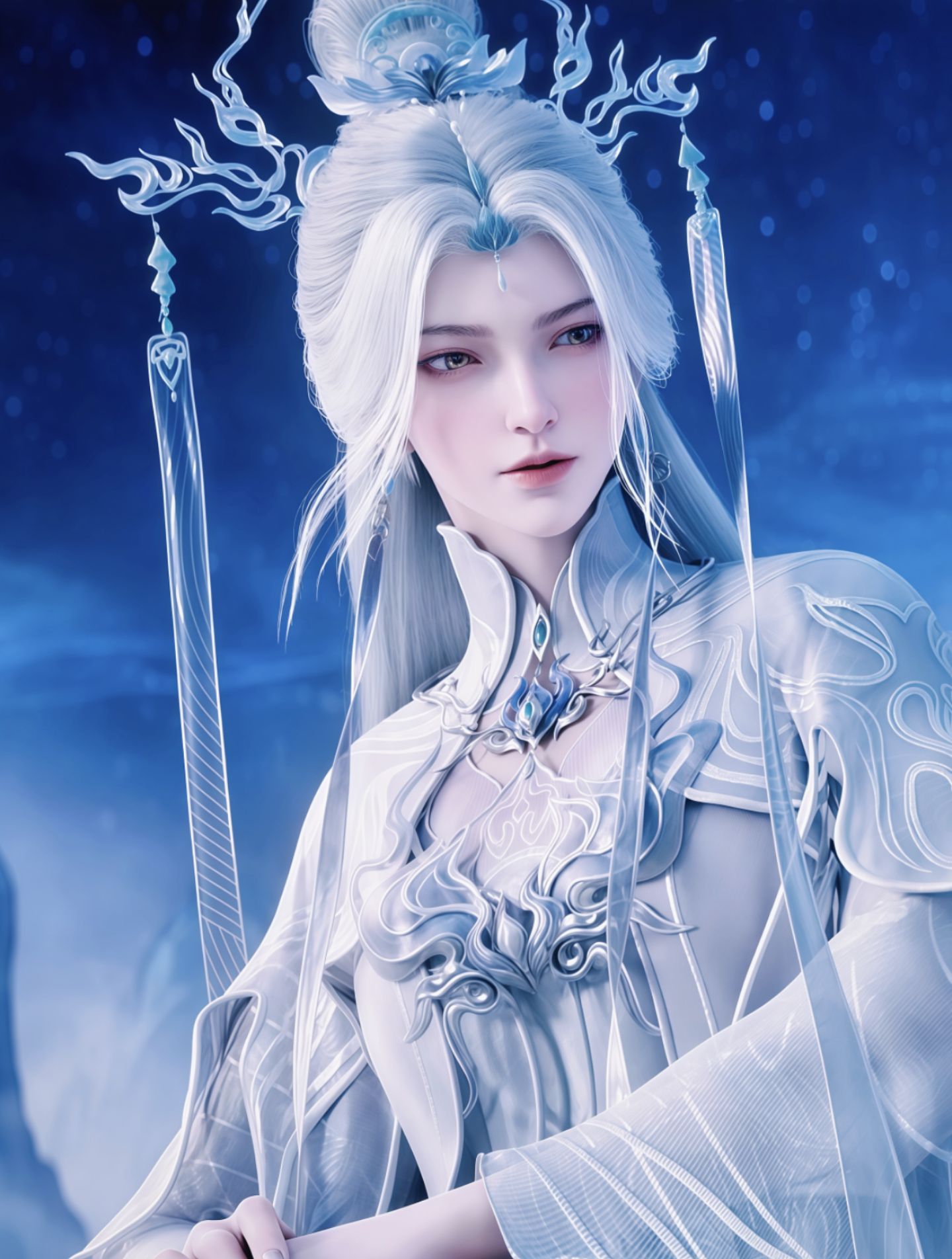 温柔漂亮剑妈新皮肤建模更加好看了 国漫女神 剑来第二季 超清壁纸,第3张