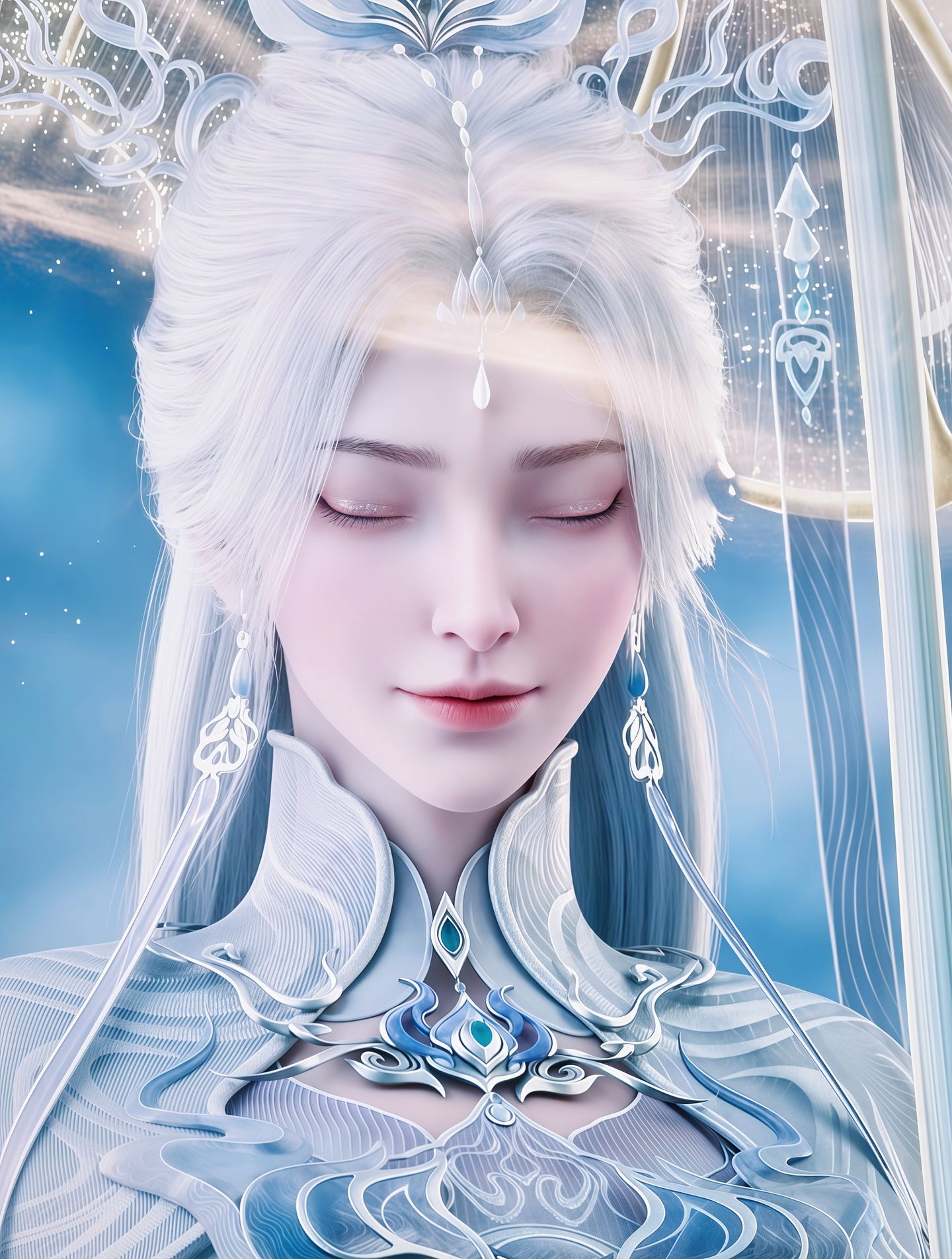 温柔漂亮剑妈新皮肤建模更加好看了 国漫女神 剑来第二季 超清壁纸,第5张