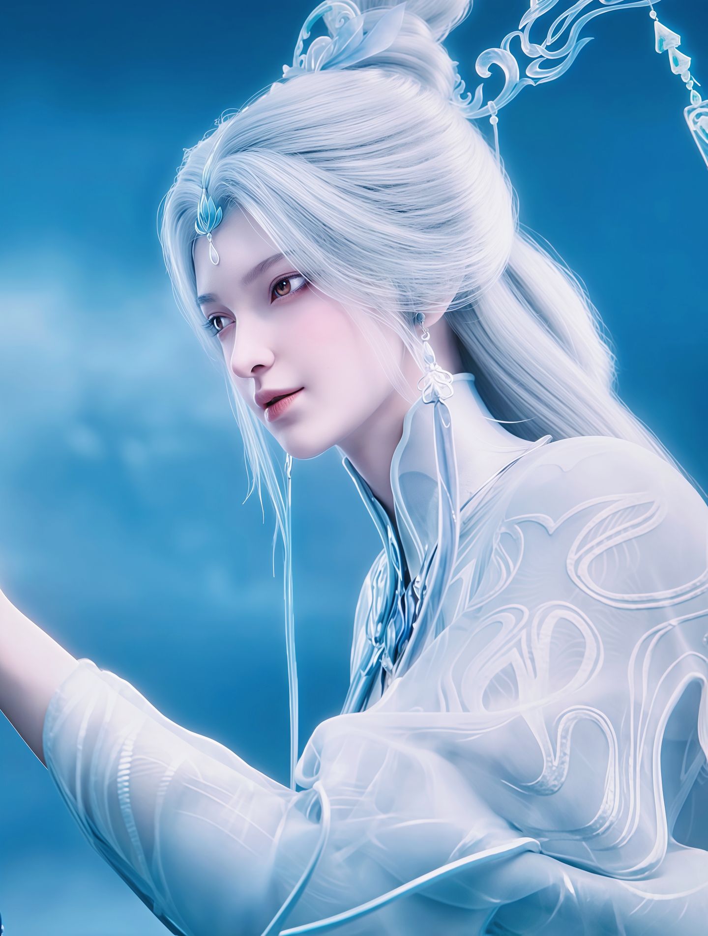 温柔漂亮剑妈新皮肤建模更加好看了 国漫女神 剑来第二季 超清壁纸,第7张