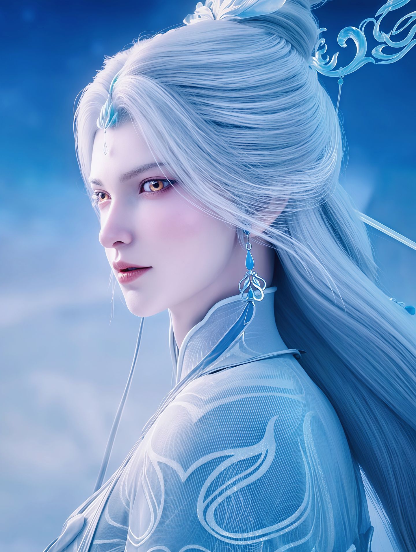 温柔漂亮剑妈新皮肤建模更加好看了 国漫女神 剑来第二季 超清壁纸,第6张