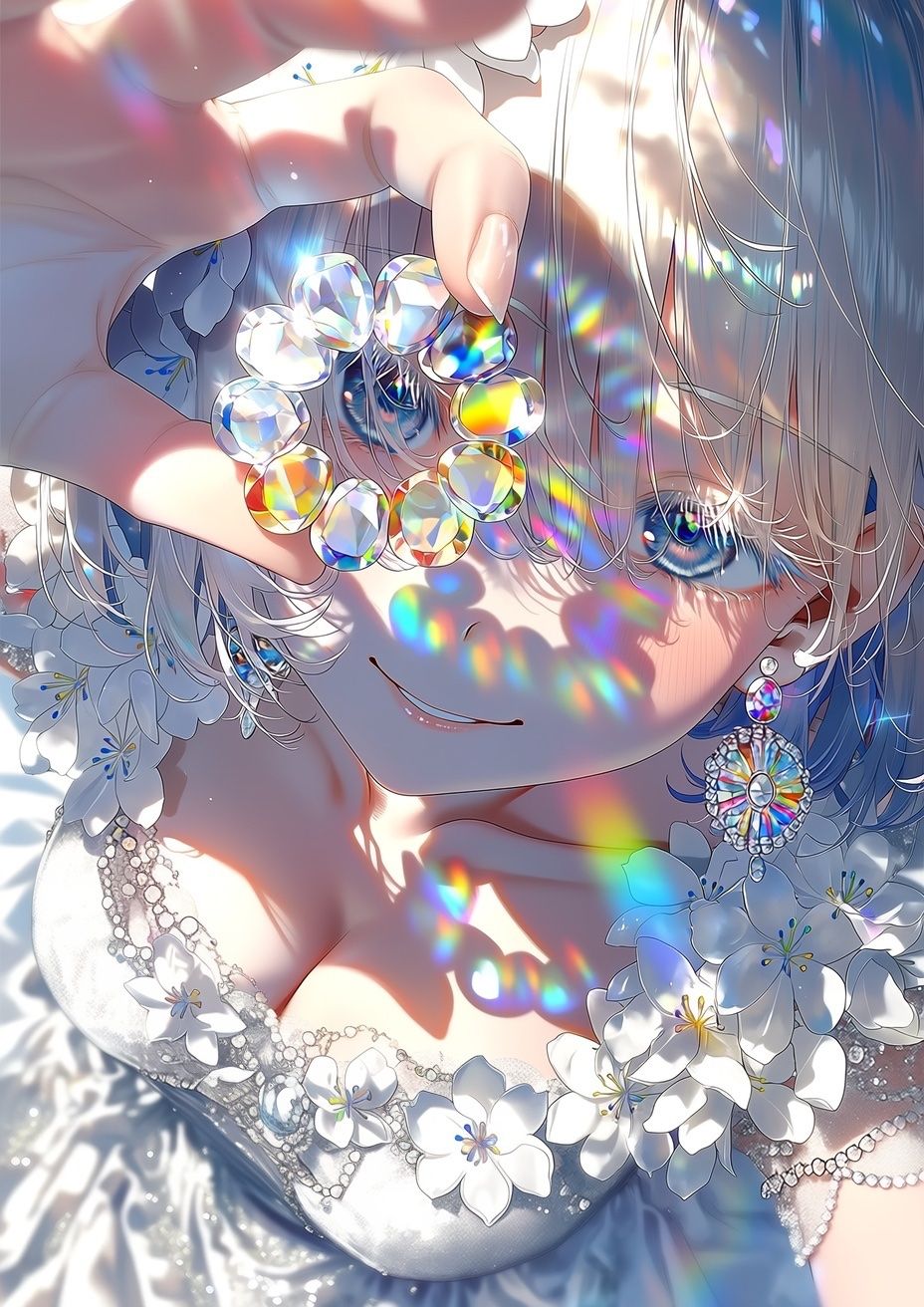 壁纸分享 充满生命力动漫壁纸 二次元炫彩高清图片 眼睛,第1张