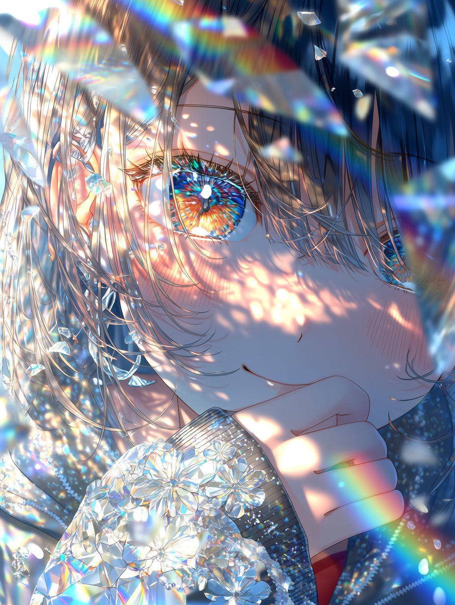 壁纸分享 充满生命力动漫壁纸 二次元炫彩高清图片 眼睛,第2张