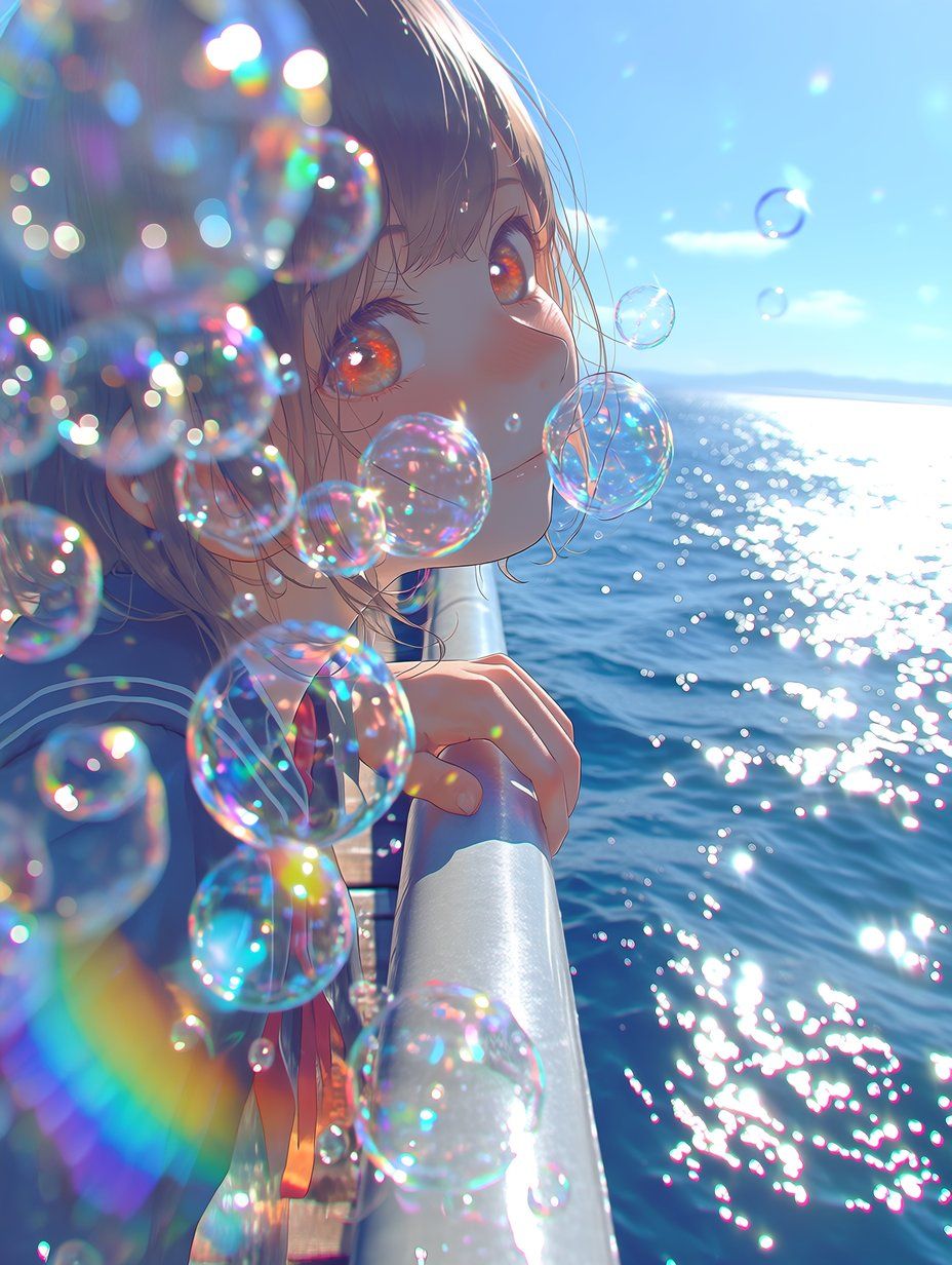 壁纸分享 充满生命力动漫壁纸 二次元炫彩高清图片 眼睛,第6张