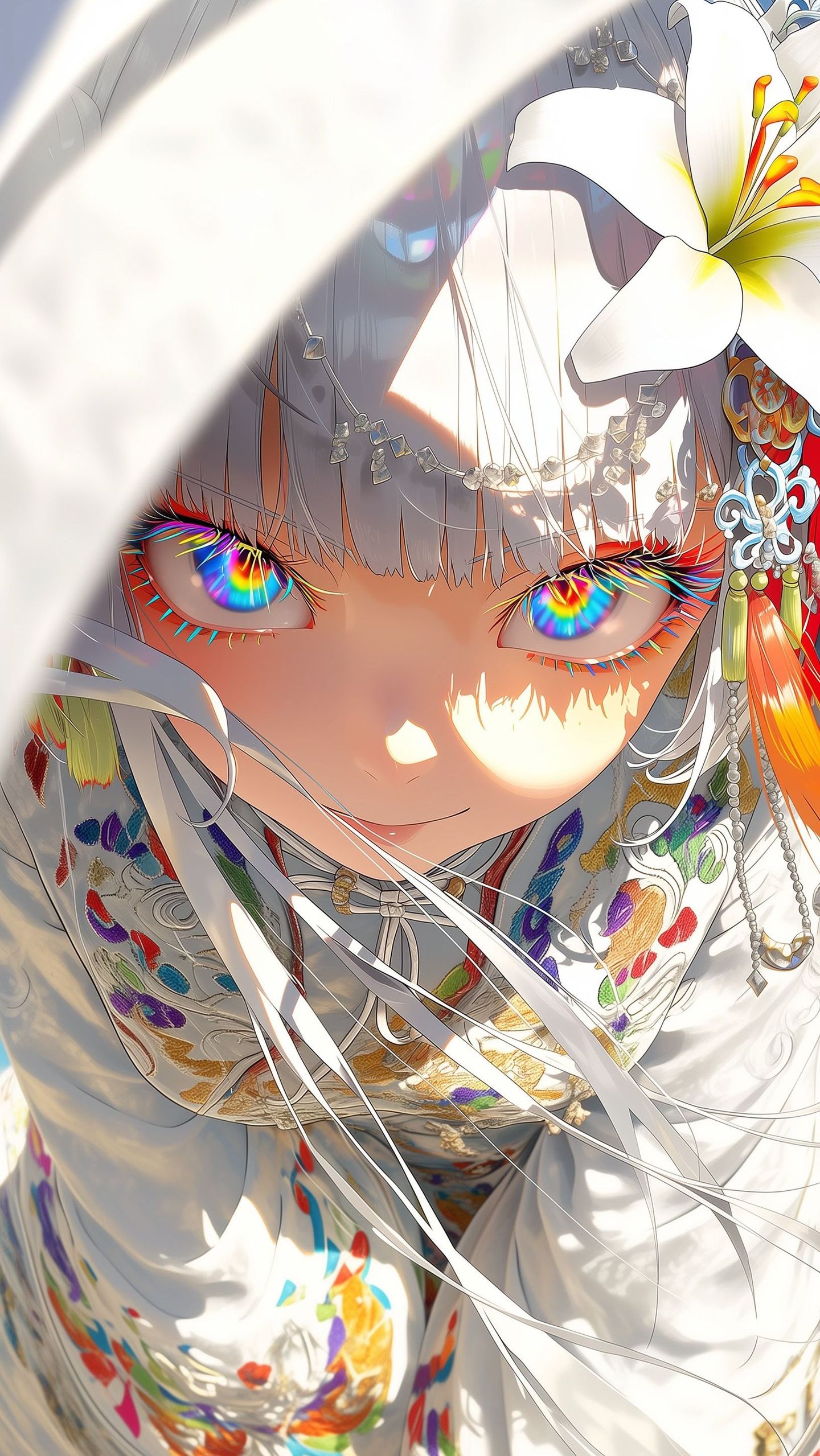 壁纸推荐 唯美充满生命力 二次元炫彩高清图片 眼睛,第5张