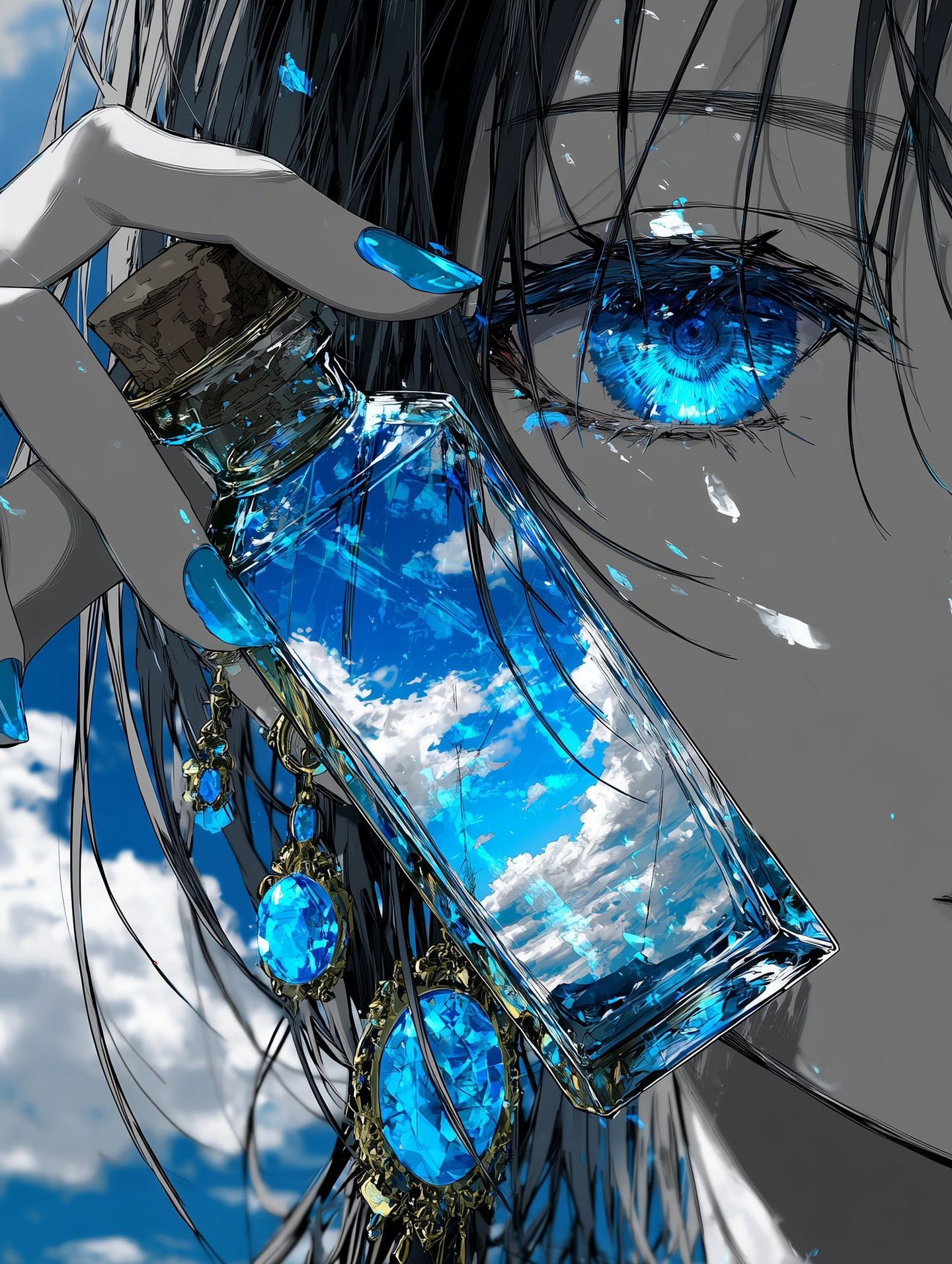 壁纸推荐 唯美充满生命力 二次元炫彩高清图片 眼睛,第2张