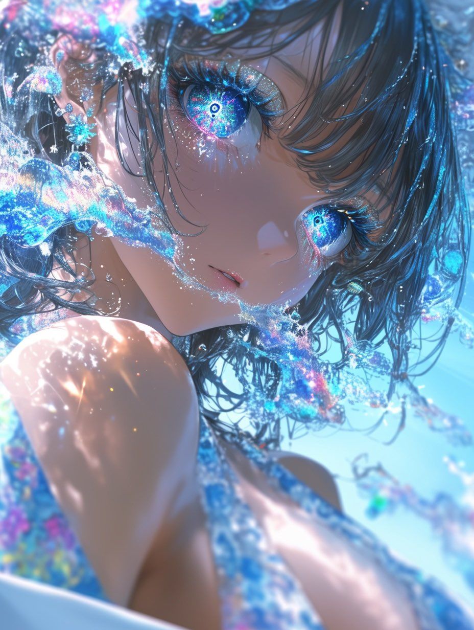 壁纸推荐 唯美充满生命力 二次元炫彩高清图片 眼睛,第7张