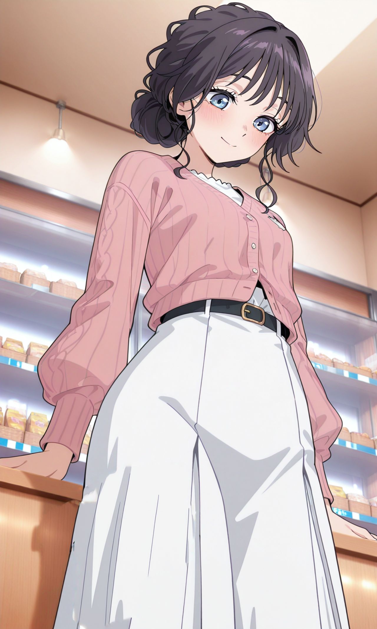 熏香花朵凛然绽放 同人 和栗熏子 二次元动漫日漫女孩 粉色,第3张