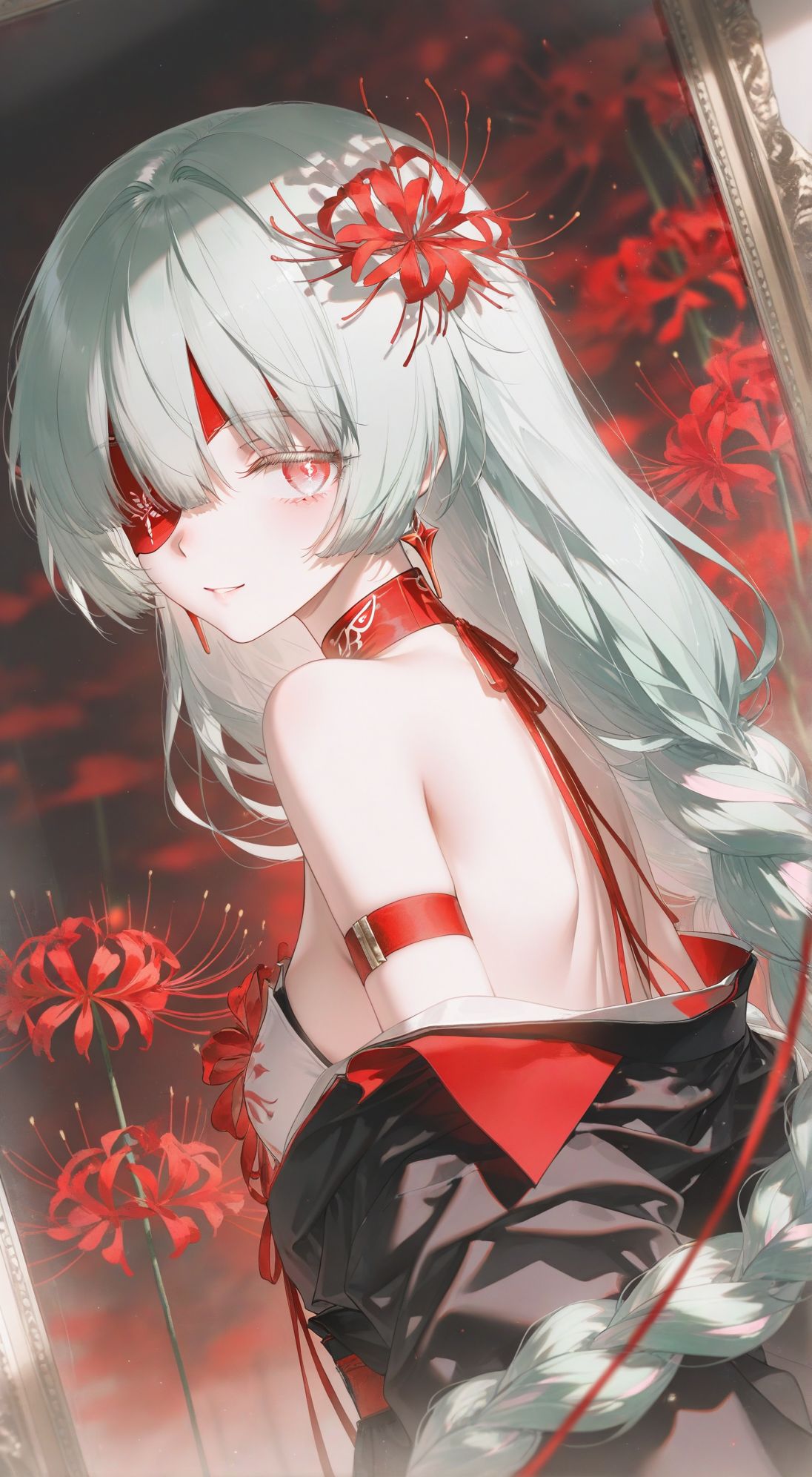 二次元游戏鸣潮弗洛洛 花海彼岸花 唯美少女,第2张