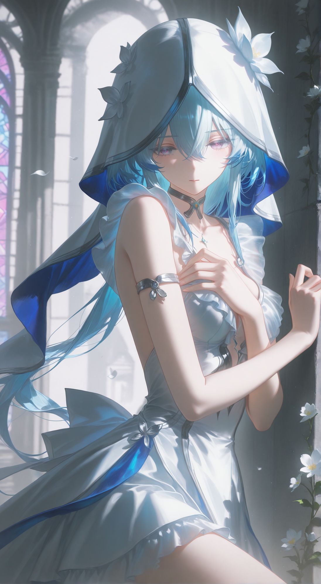 黑海岸最忧郁的蝶 鸣潮守岸人 唯美柔感风 二次元游戏角色人物美图,第2张