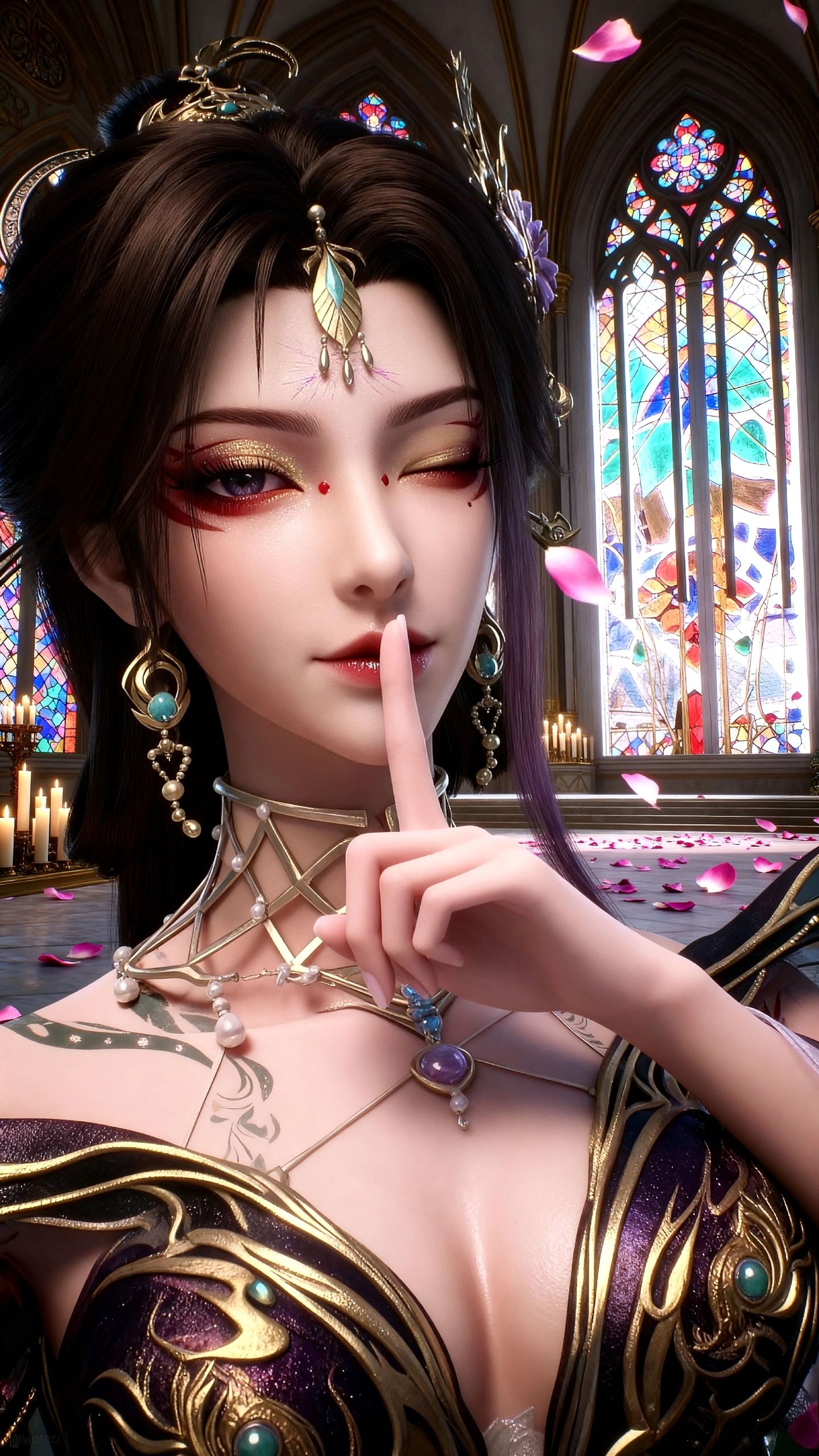 古佩儿美图 国漫美女 动漫百炼成神 超高清手机壁纸图片,第1张