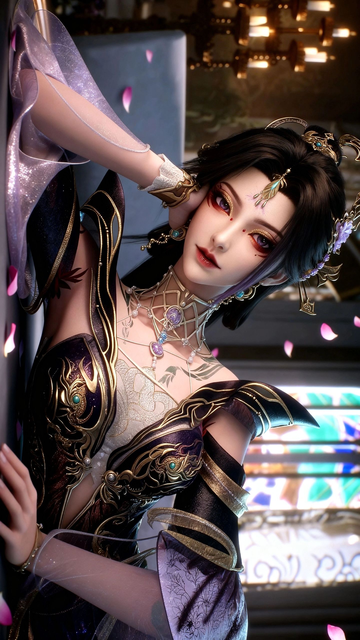 古佩儿美图 国漫美女 动漫百炼成神 超高清手机壁纸图片,第2张