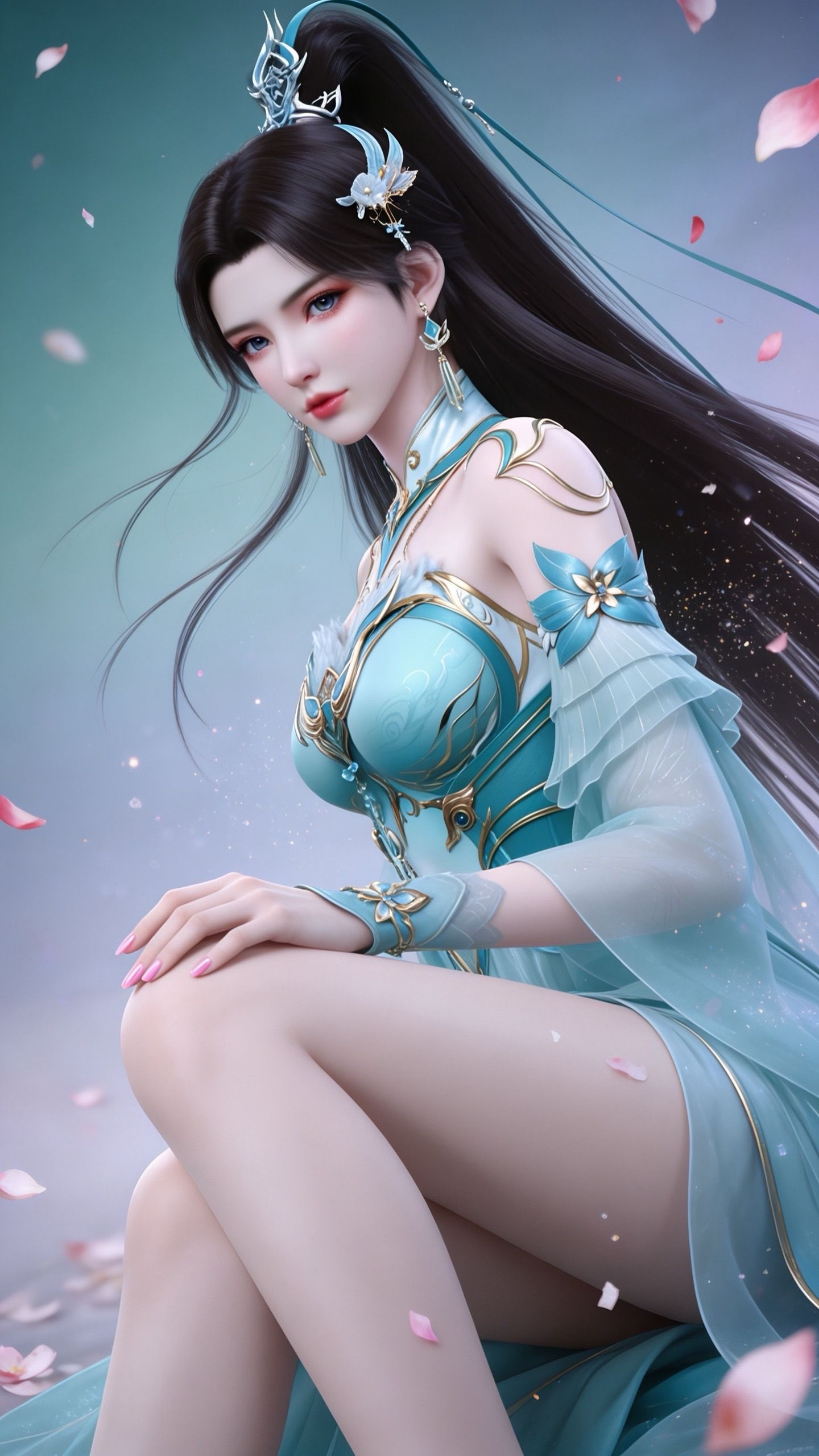 斗破苍穹萧薰儿壁纸 动漫女神 国漫美女 黑丝裤袜大长腿,第6张