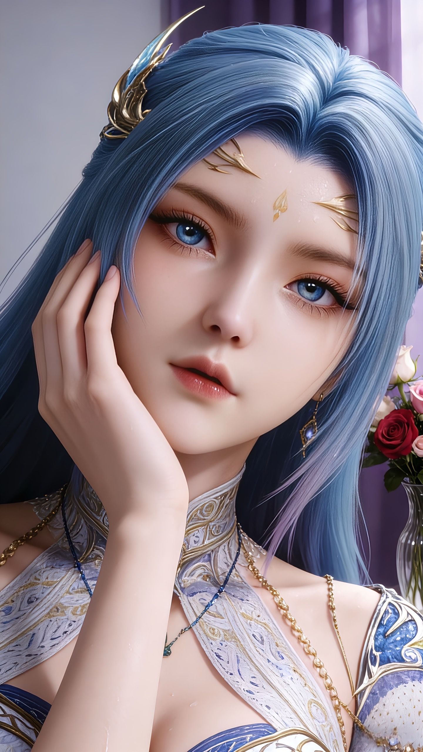 唐舞桐可爱美腿写真 绝世唐门 国漫女神 大长腿丝袜,第4张