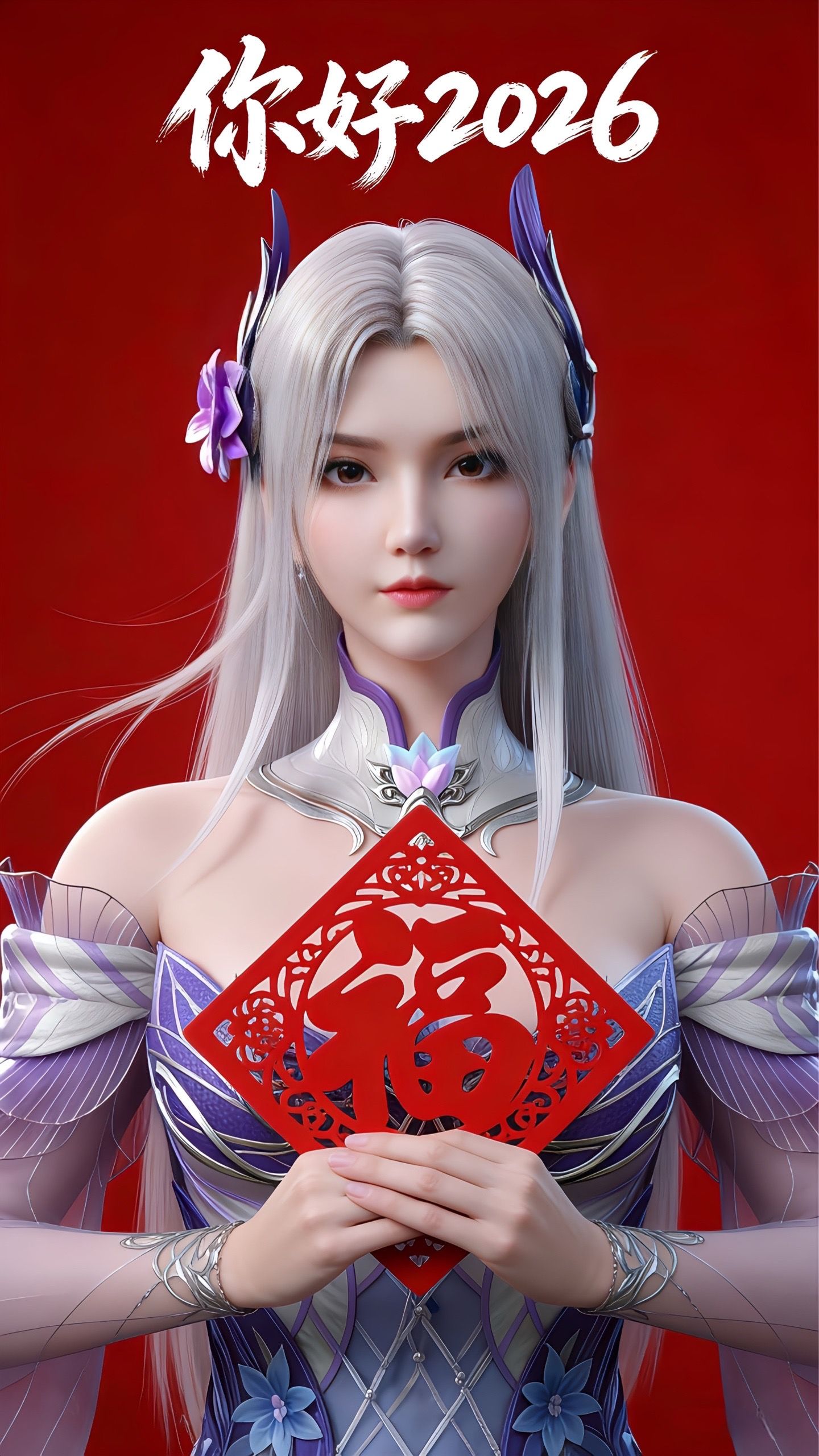 云韵 小医仙 你好2026年壁纸！斗破苍穹 喜庆祝福,第4张