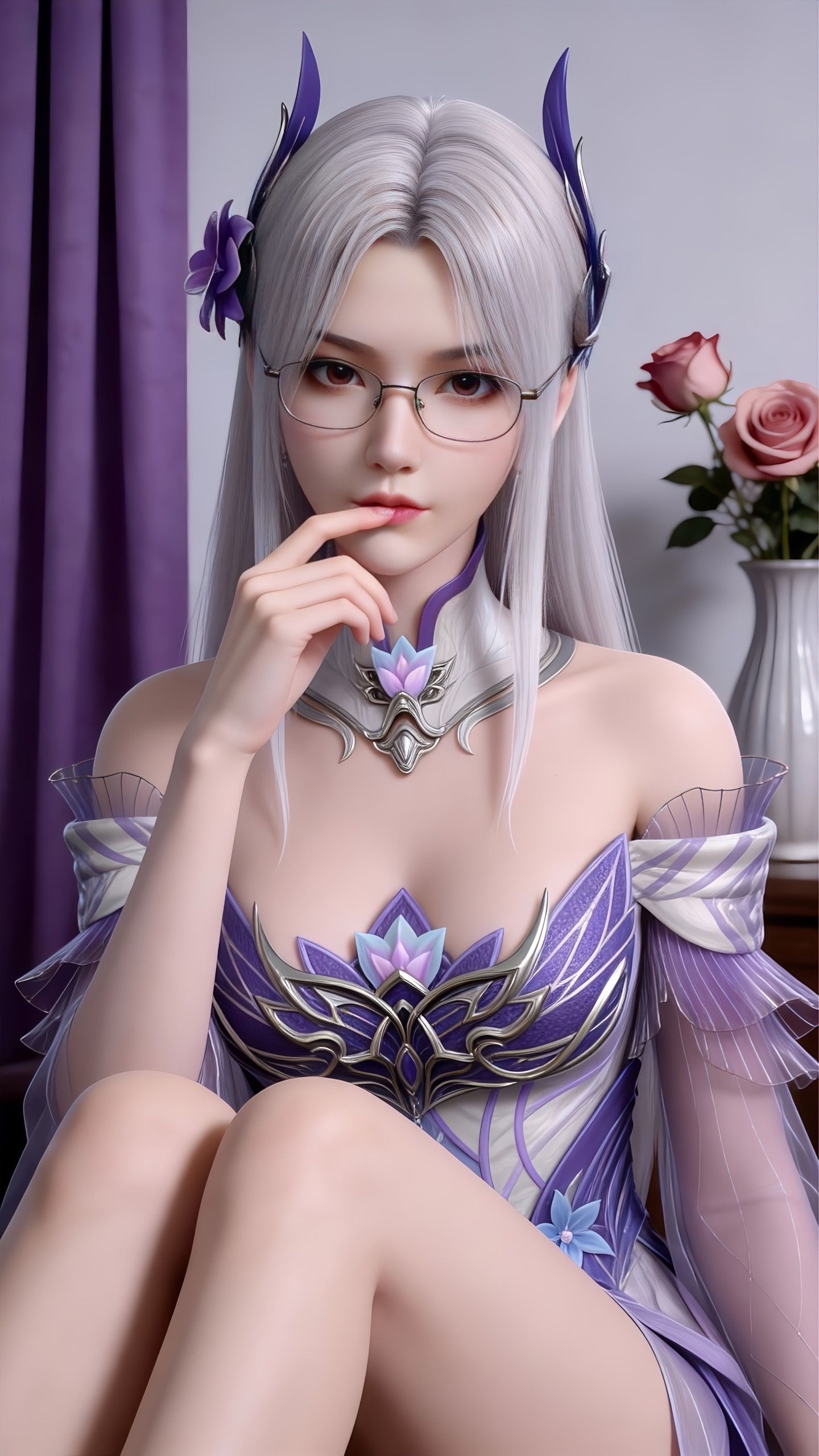 小医仙御姐范儿！斗破苍穹国漫女神 动漫美女,第3张