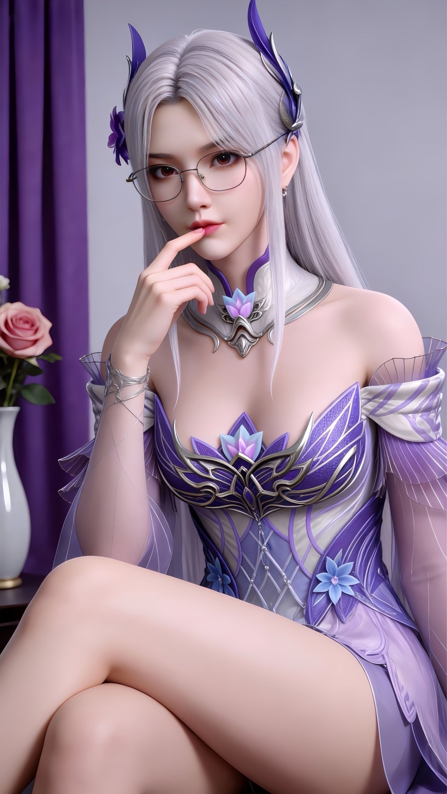 小医仙御姐范儿！斗破苍穹国漫女神 动漫美女,第4张