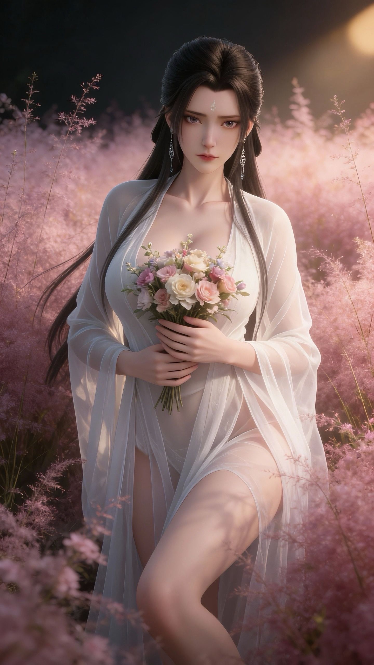 古装古风素衣陆雪琪老婆壁纸 动画诛仙 国漫女神 忧郁楚楚可怜,第2张