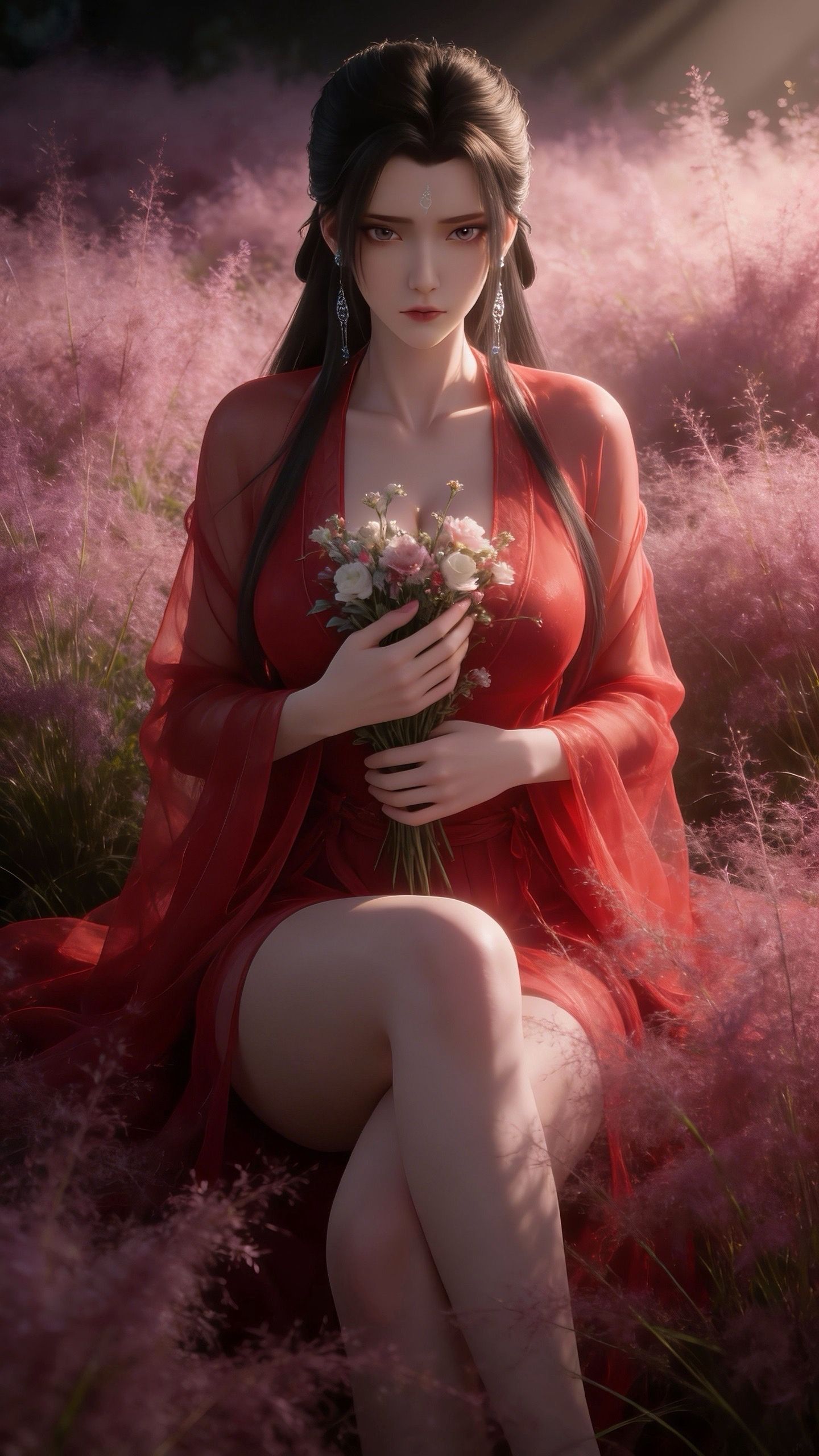 古装古风素衣陆雪琪老婆壁纸 动画诛仙 国漫女神 忧郁楚楚可怜,第6张