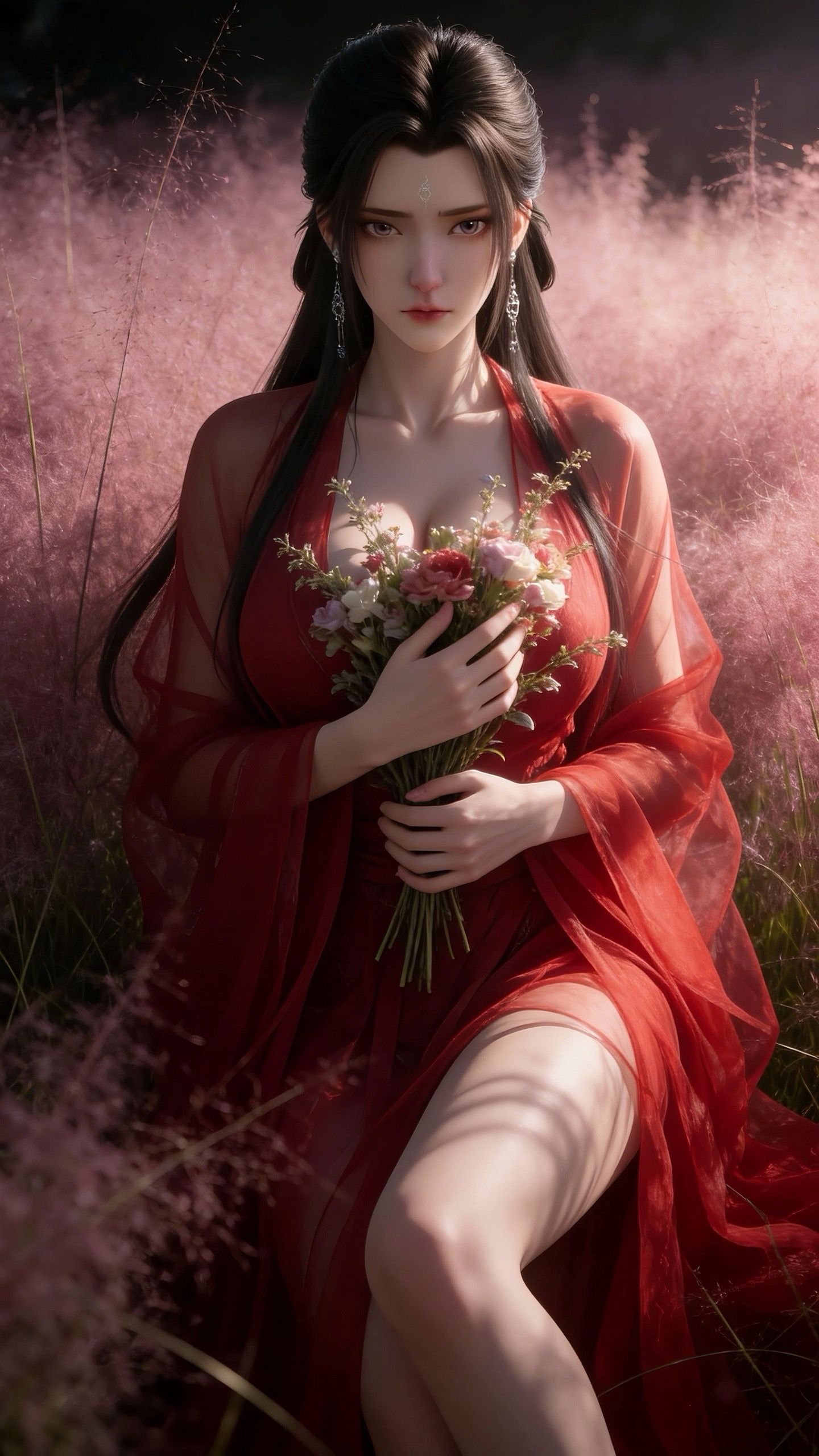 古装古风素衣陆雪琪老婆壁纸 动画诛仙 国漫女神 忧郁楚楚可怜,第5张