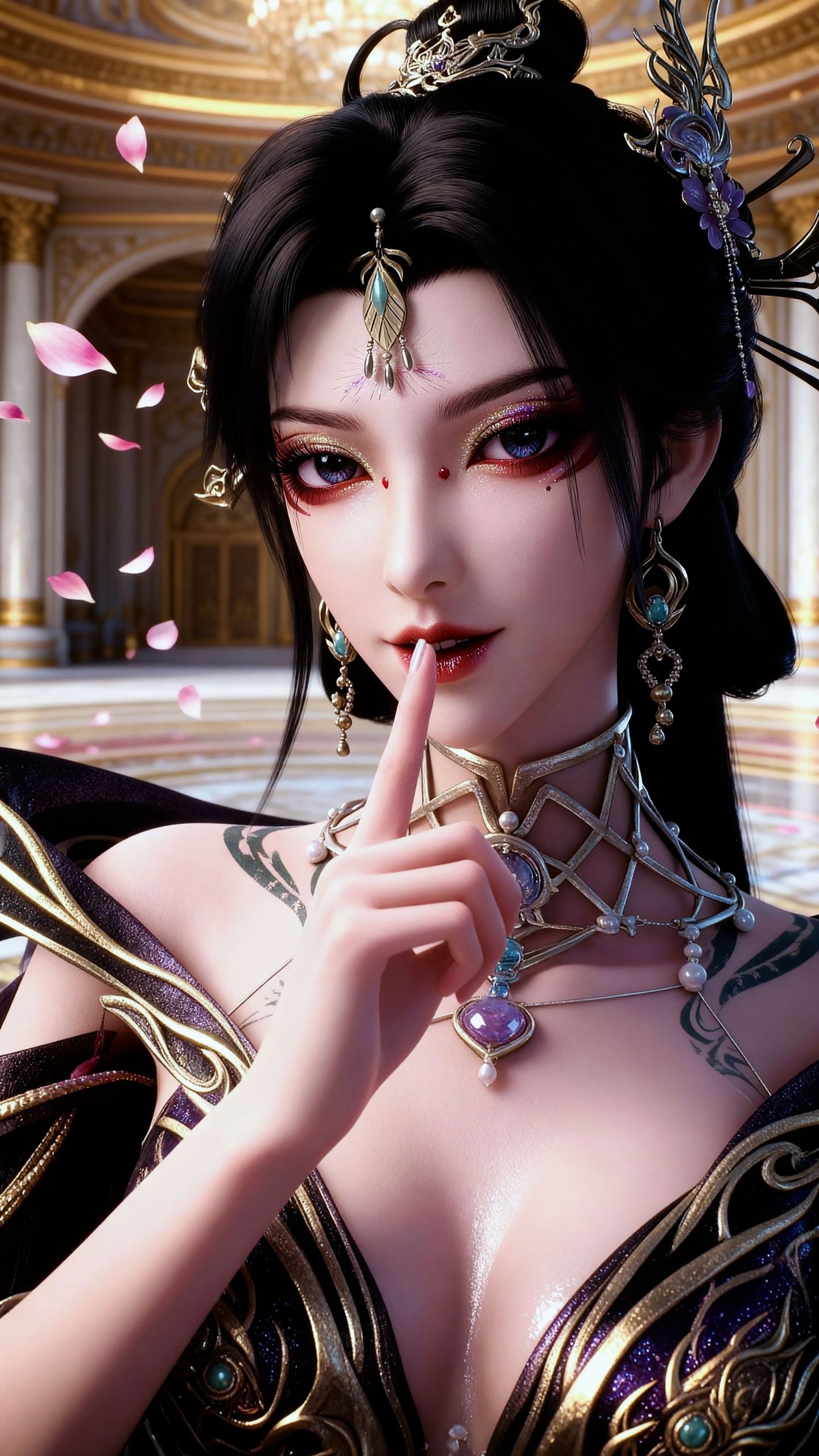 古佩儿 动漫动画百炼成神 国漫女神美女 超高清手机背景壁纸图片,第1张