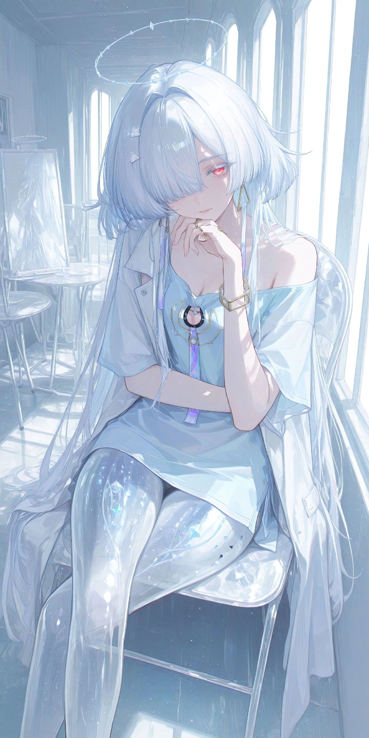 画师Gayuchi、Kirara-Owlbear、jrpenil 游戏壁纸鸣潮莫宁 透明大长腿控,第3张