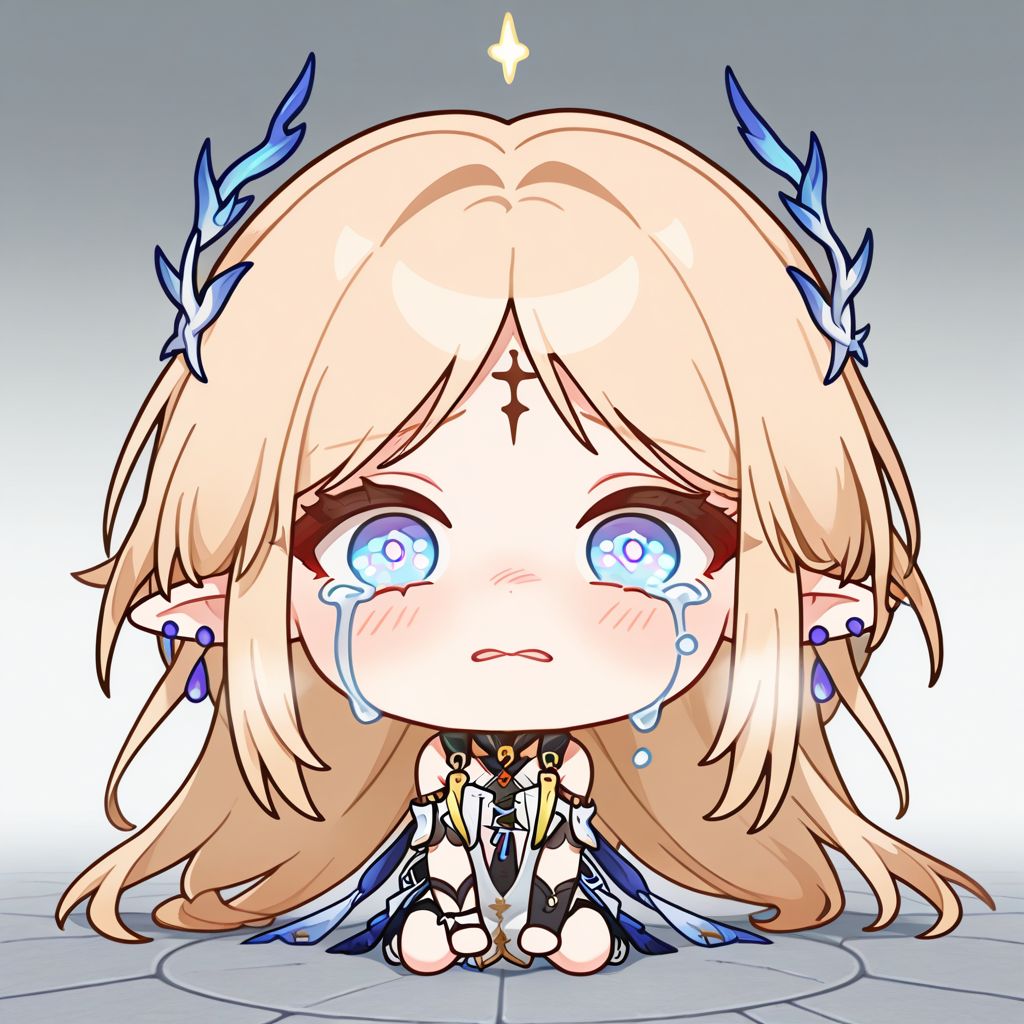 鸣潮卡提希娅 二次元可爱Q版头像 微信头像 QQ头像 抖音头像 社交头像表情,第1张