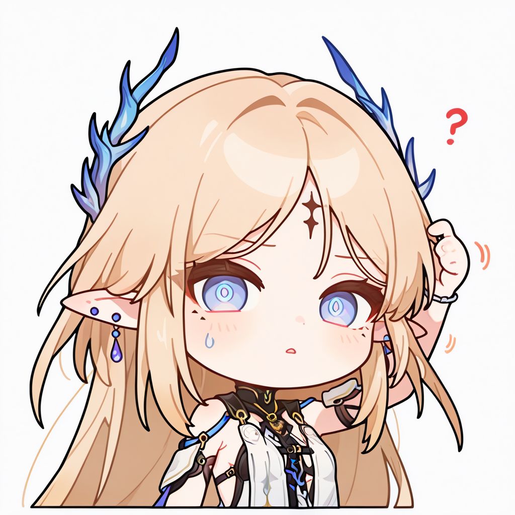 鸣潮卡提希娅 二次元可爱Q版头像 微信头像 QQ头像 抖音头像 社交头像表情,第2张