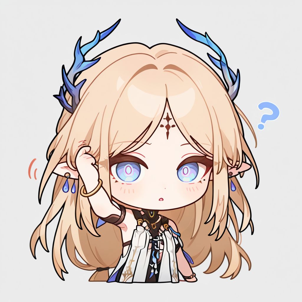 鸣潮卡提希娅 二次元可爱Q版头像 微信头像 QQ头像 抖音头像 社交头像表情,第3张