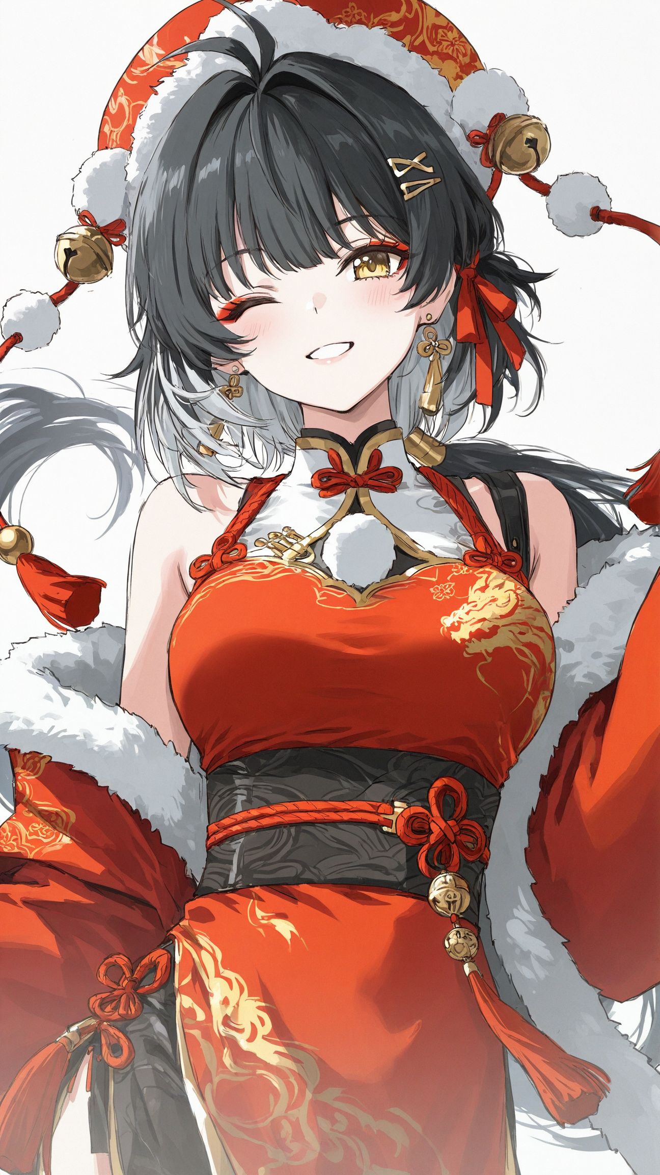 新年哈基漂 鸣潮 漂泊者 红色喜庆版2026,第1张