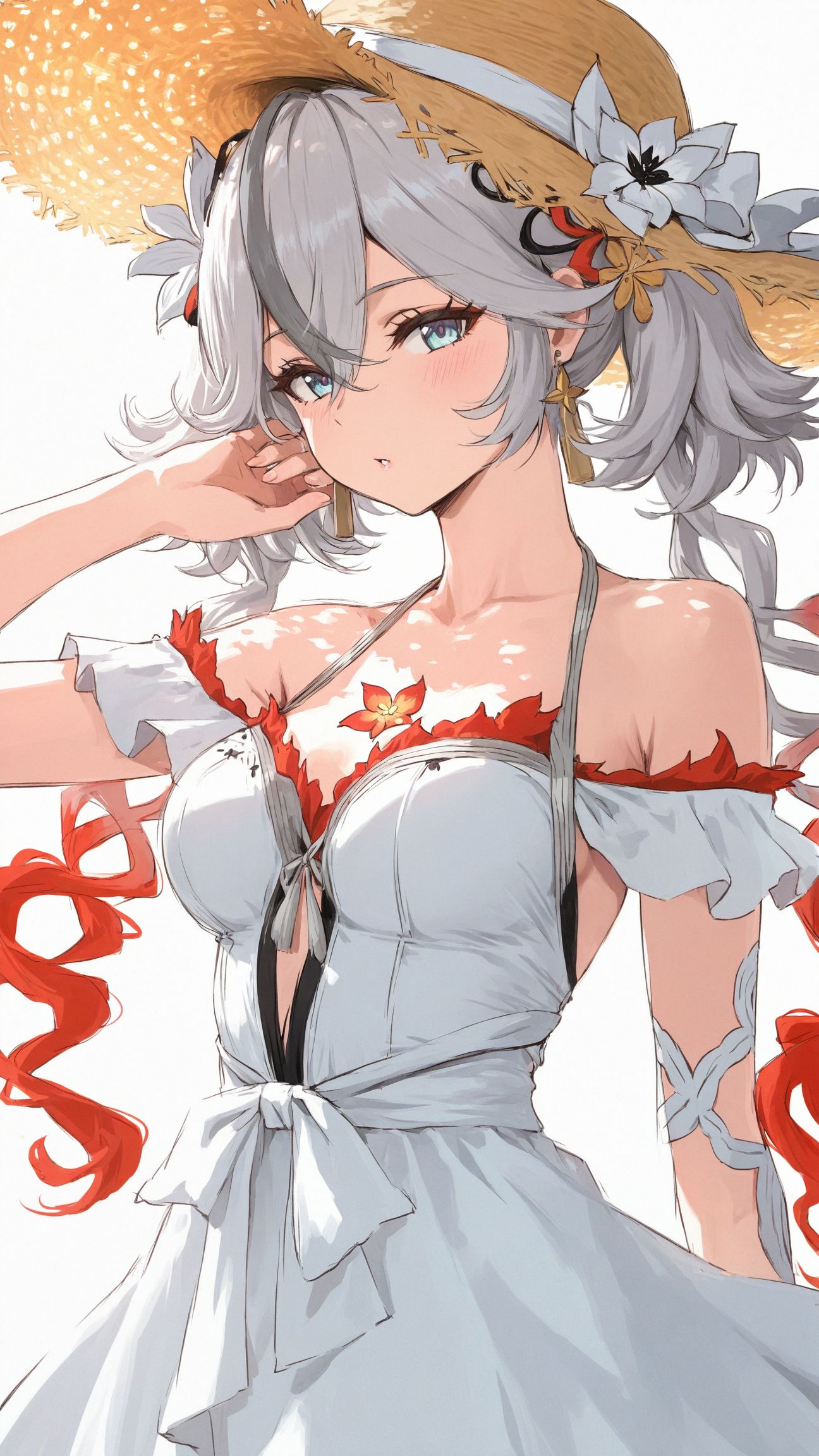 鸣潮椿、千咲，黑海岸是个好地方 二次元游戏女孩,第2张