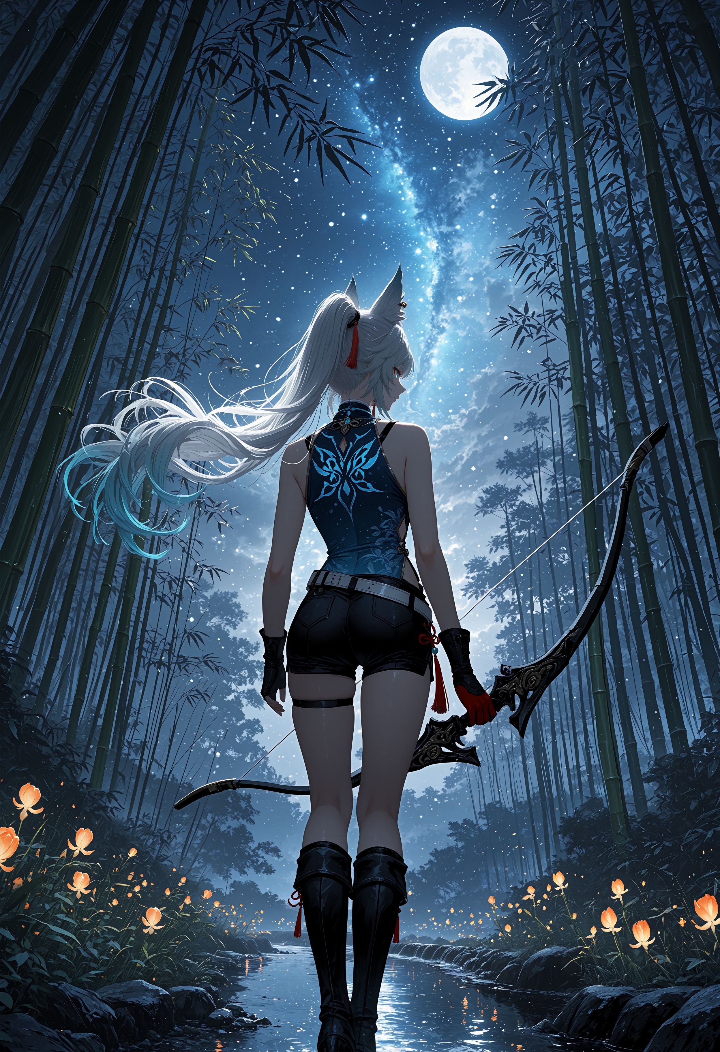 二次元游戏崩坏星穹铁道少女高清壁纸 飞霄 AI绘画 米哈游,第3张