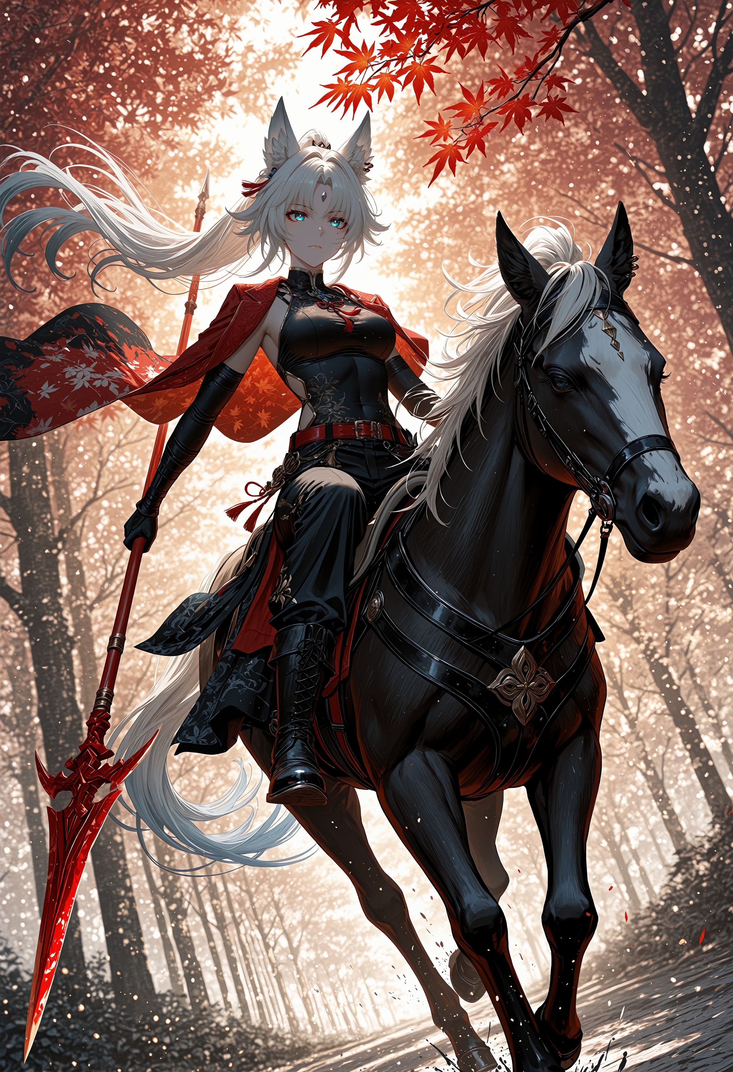 二次元游戏崩坏星穹铁道少女高清壁纸 飞霄 AI绘画 米哈游,第5张