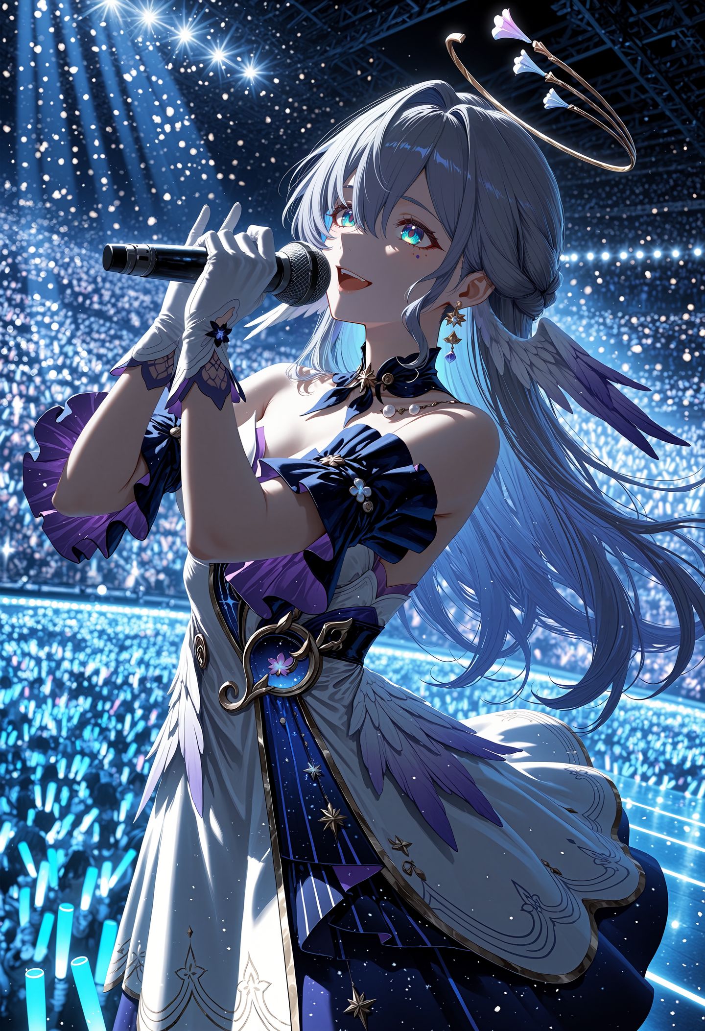 高清二次元游戏壁纸 崩坏星穹铁道 知更鸟 AI绘画 AI作画,第6张