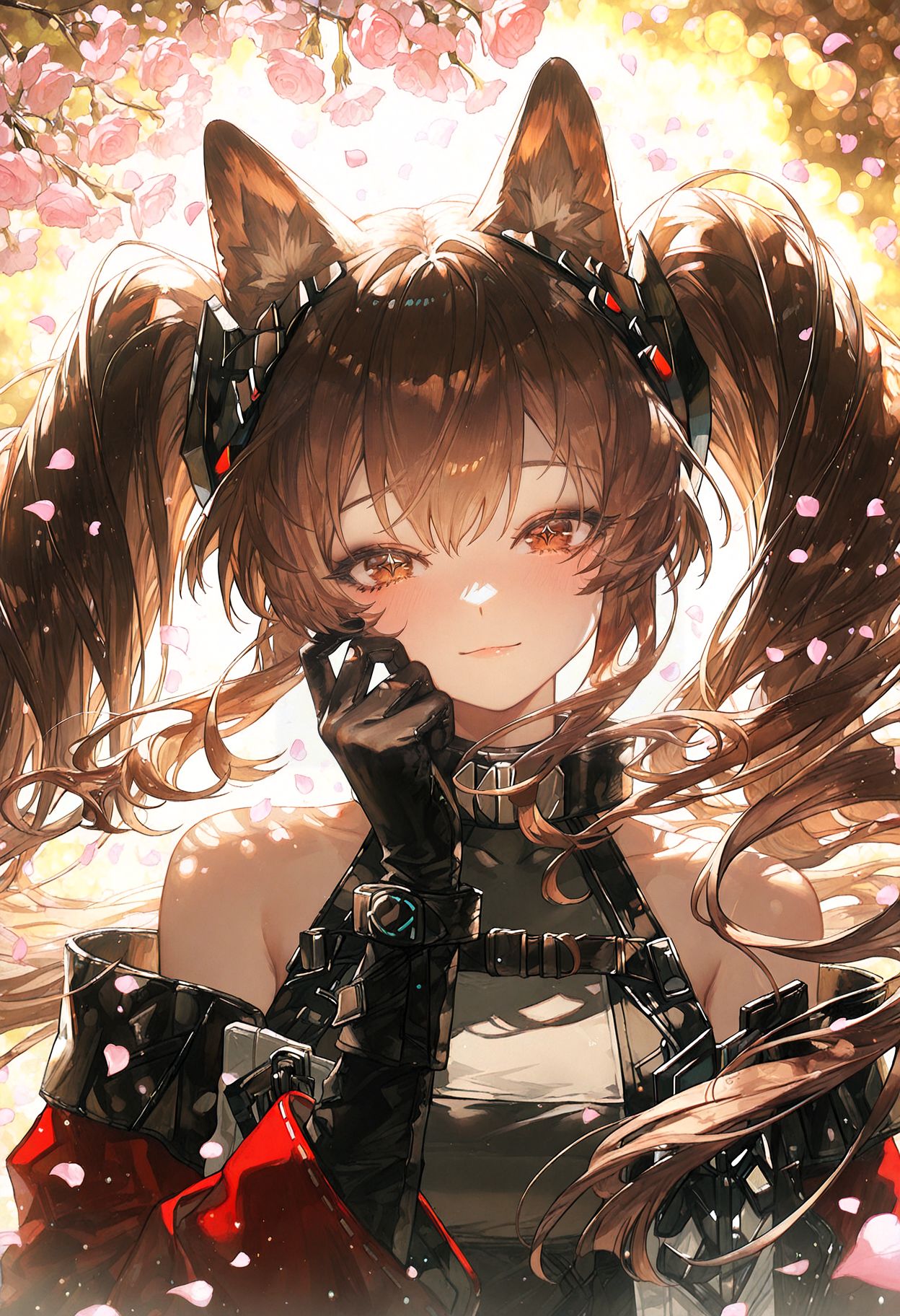 明日方舟 安洁莉娜 二次元 AI绘画 忧郁感,第3张