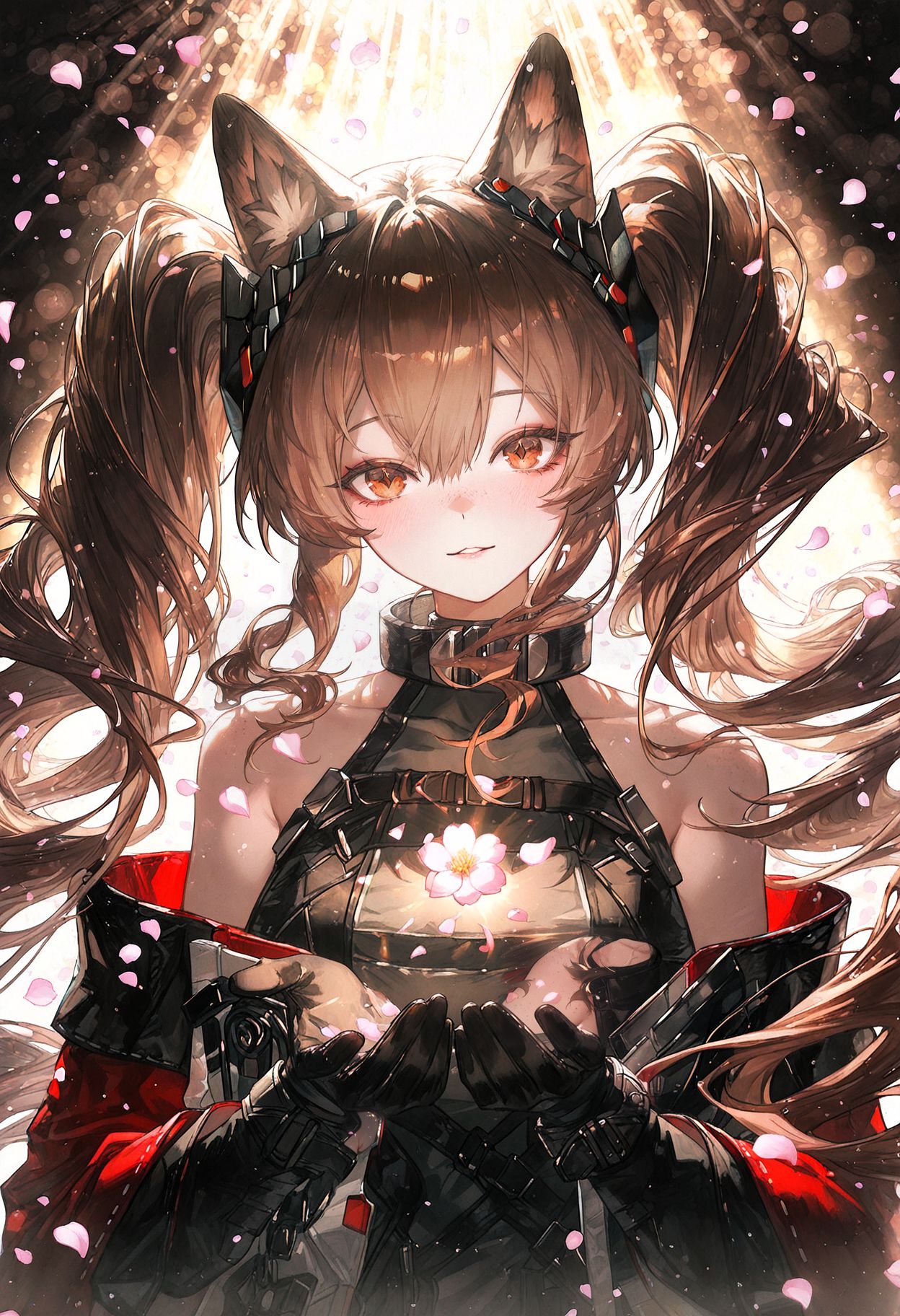 明日方舟 安洁莉娜 二次元 AI绘画 忧郁感,第6张