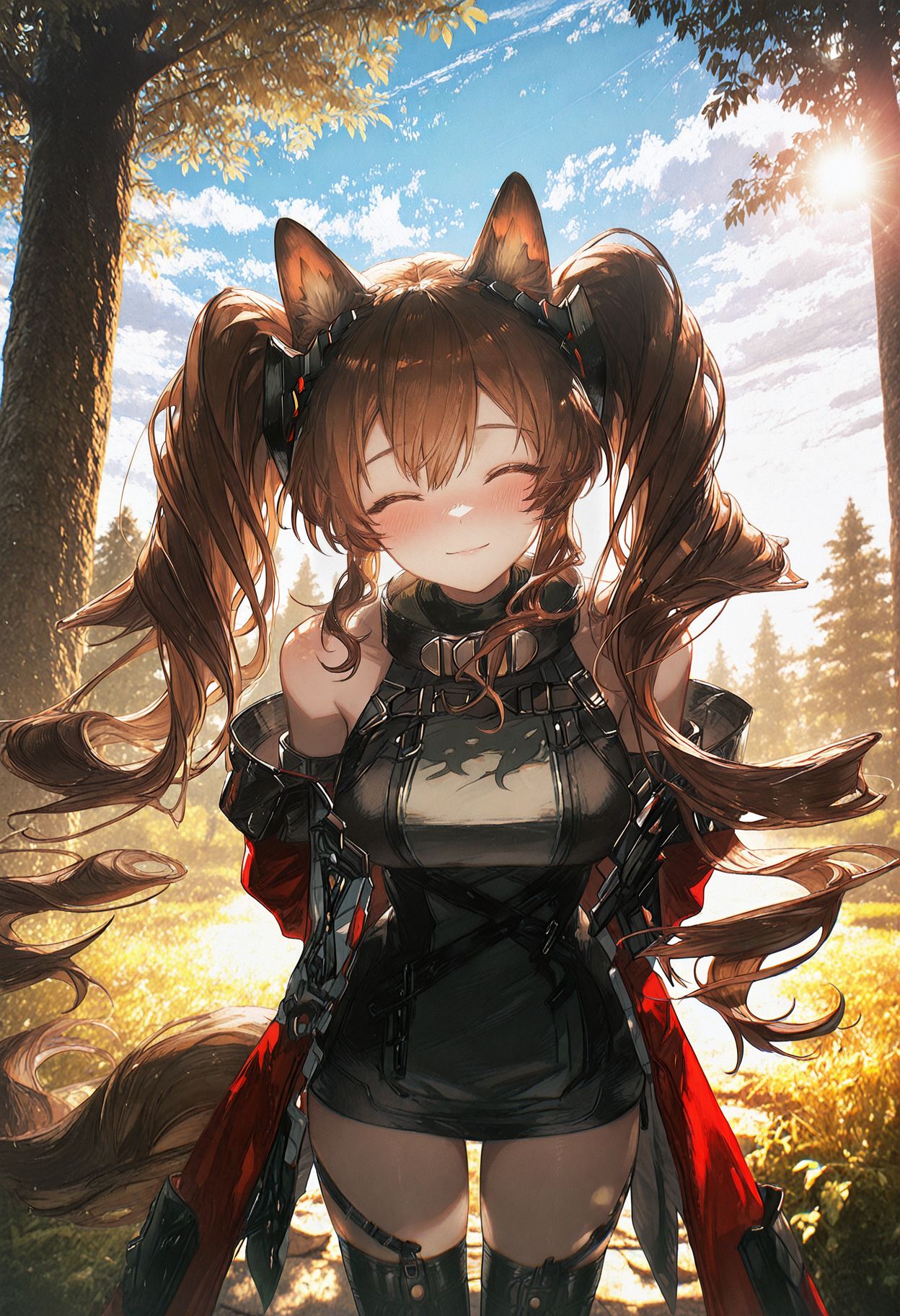 明日方舟 安洁莉娜 二次元 AI绘画 忧郁感,第5张