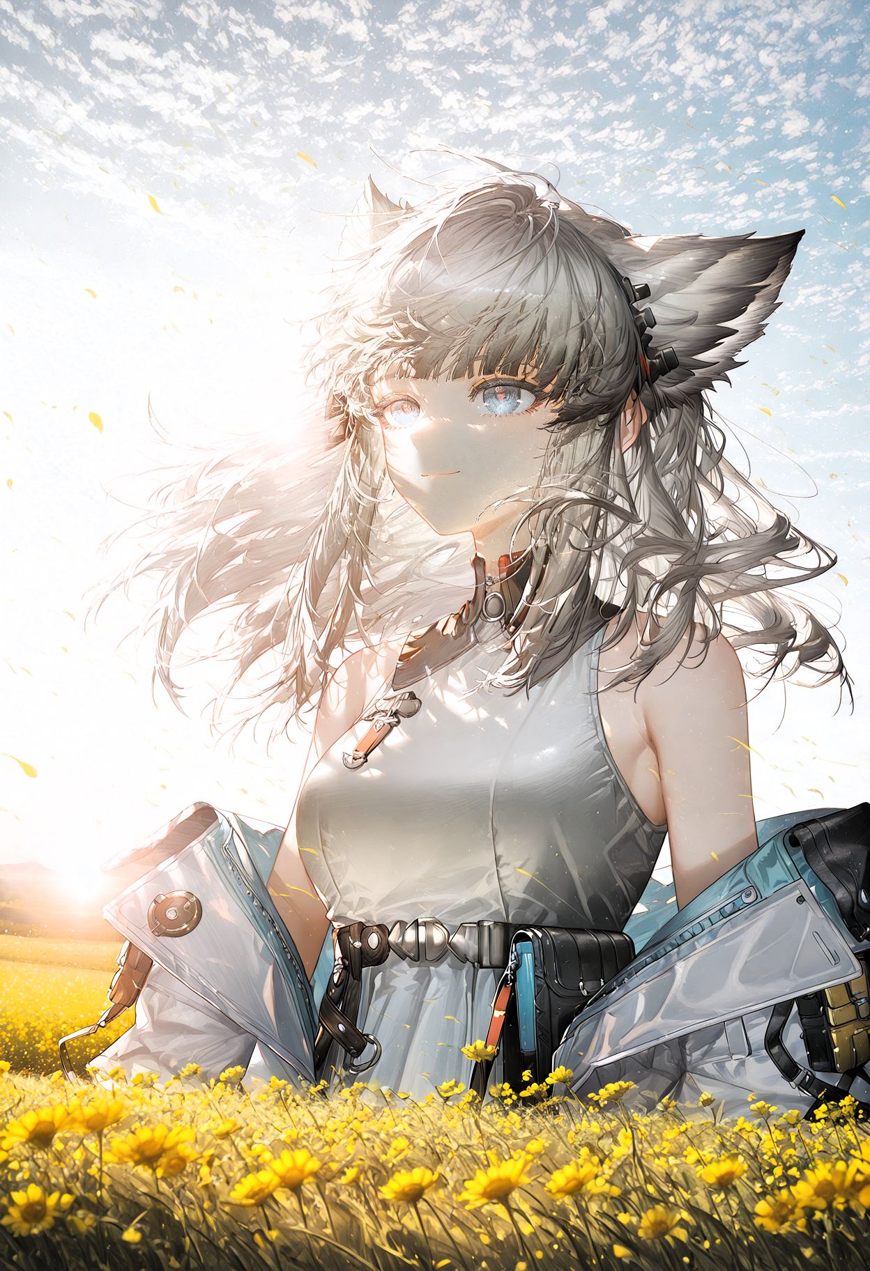 注意不要黑暗的环境看哦 小心闪光弹 明日方舟终末地 佩丽卡 氛围感唯美,第2张