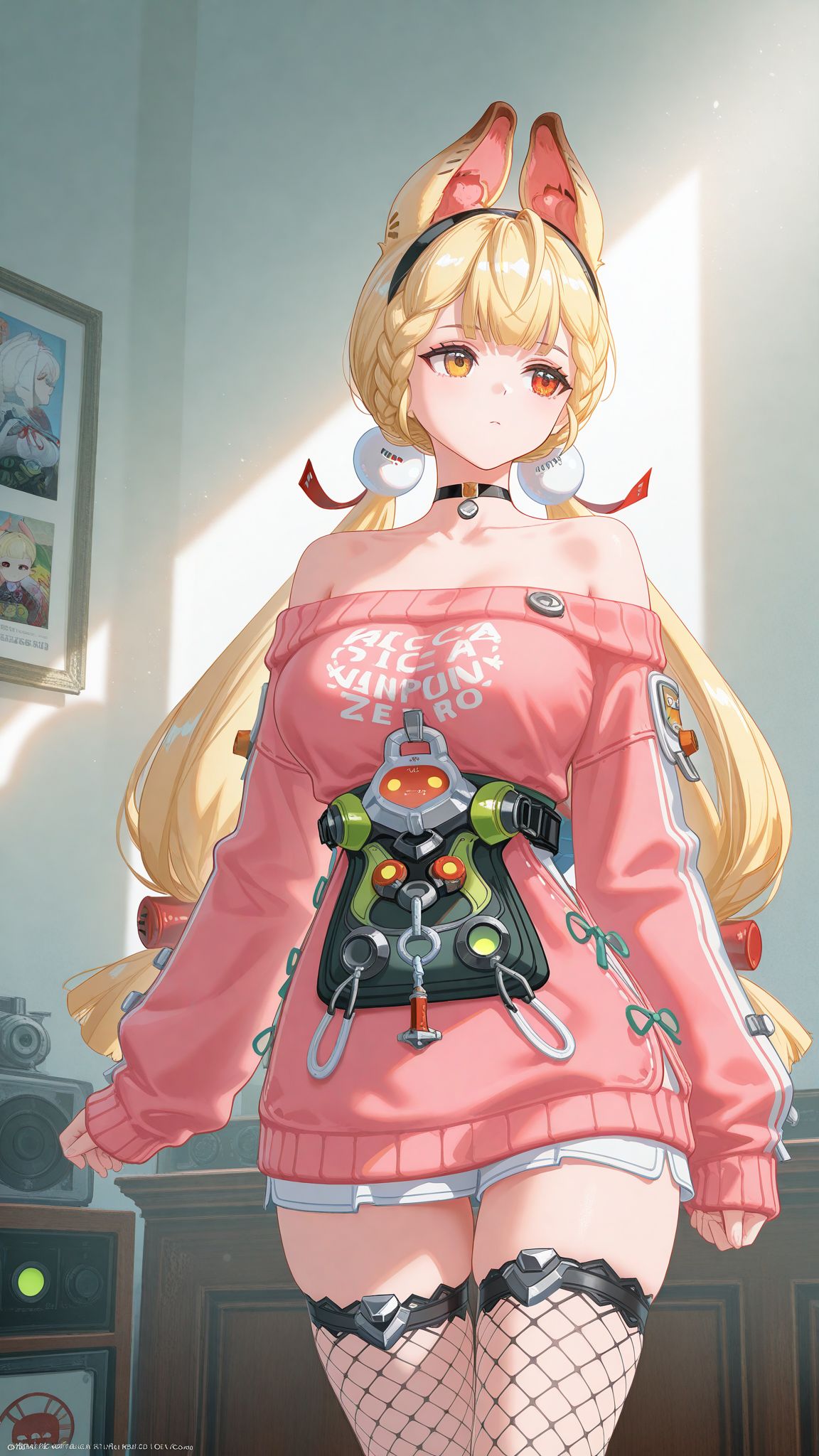 绝区零 爱丽丝 二次元角色 游戏女孩 渔网袜 高画质,第2张